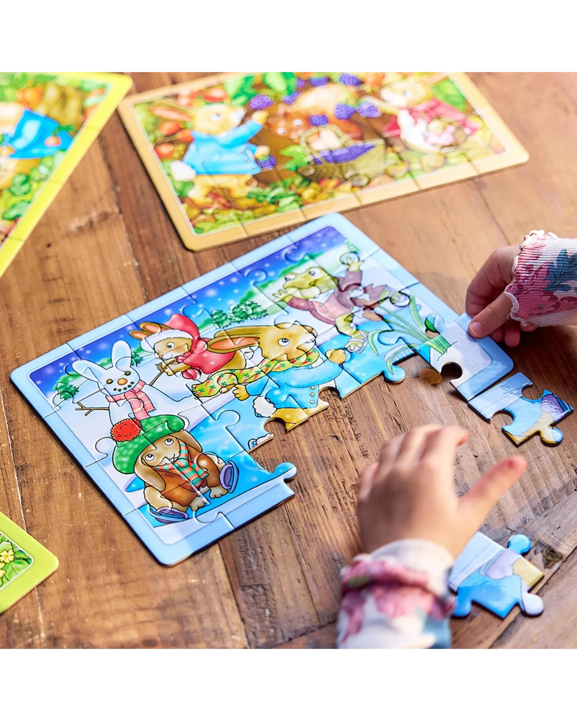 3 Peter Rabbit 4-in-a-Box Puzzles Jigsaw Puzzle Set, 3 of 6