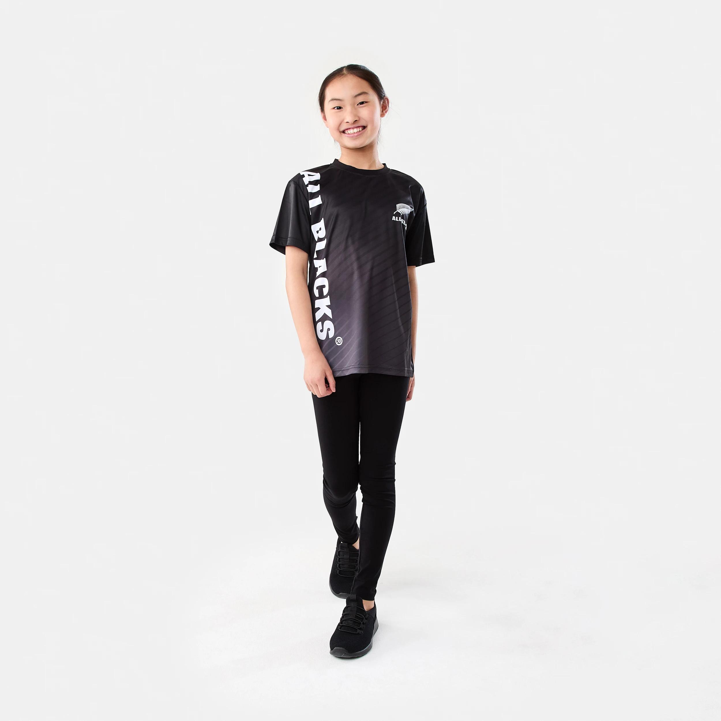 6 Official All Blacks Youth T-shirt BLACK, 6 of 7