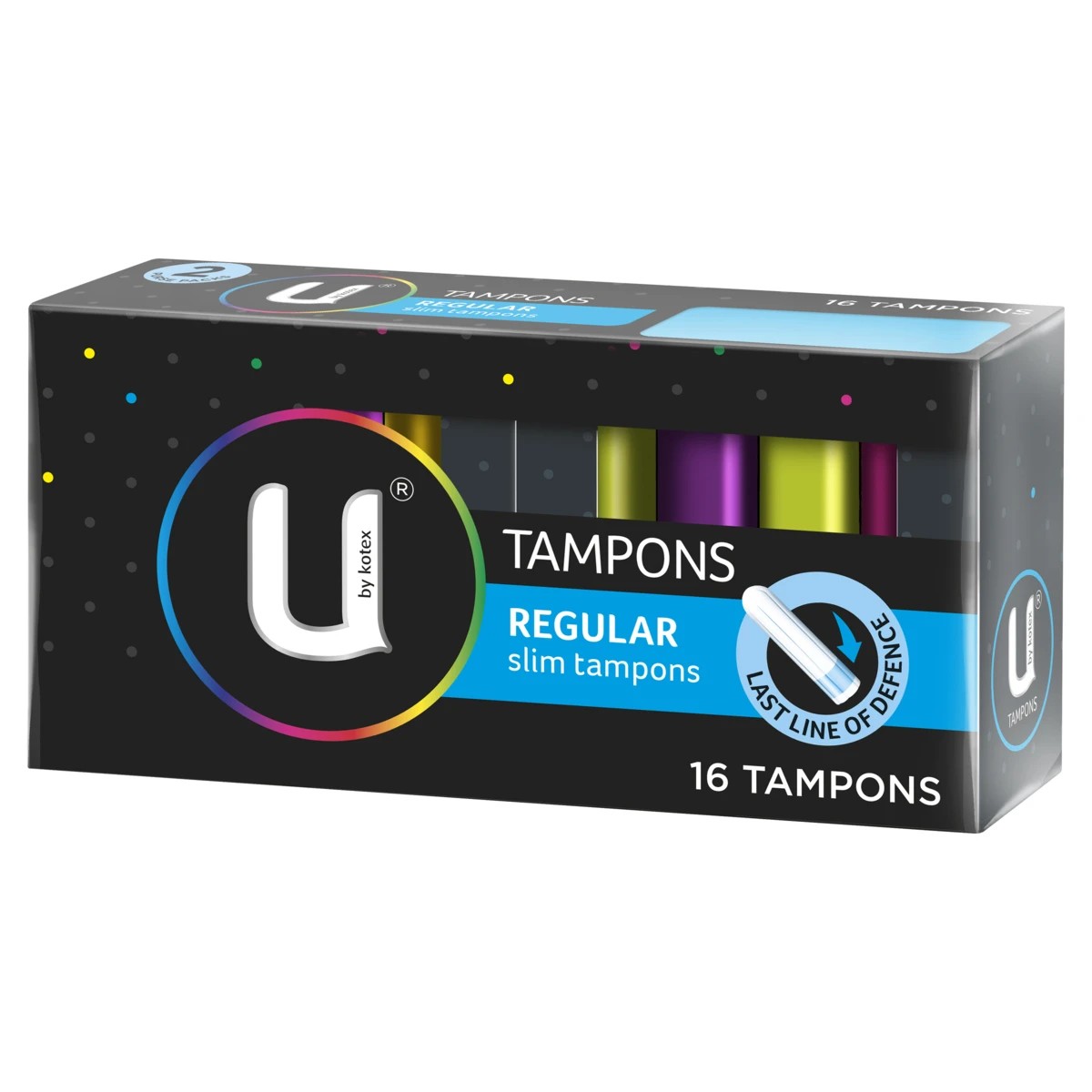 4 U by Kotex 16 Pack Regular Slim Tampons, 4 of 8