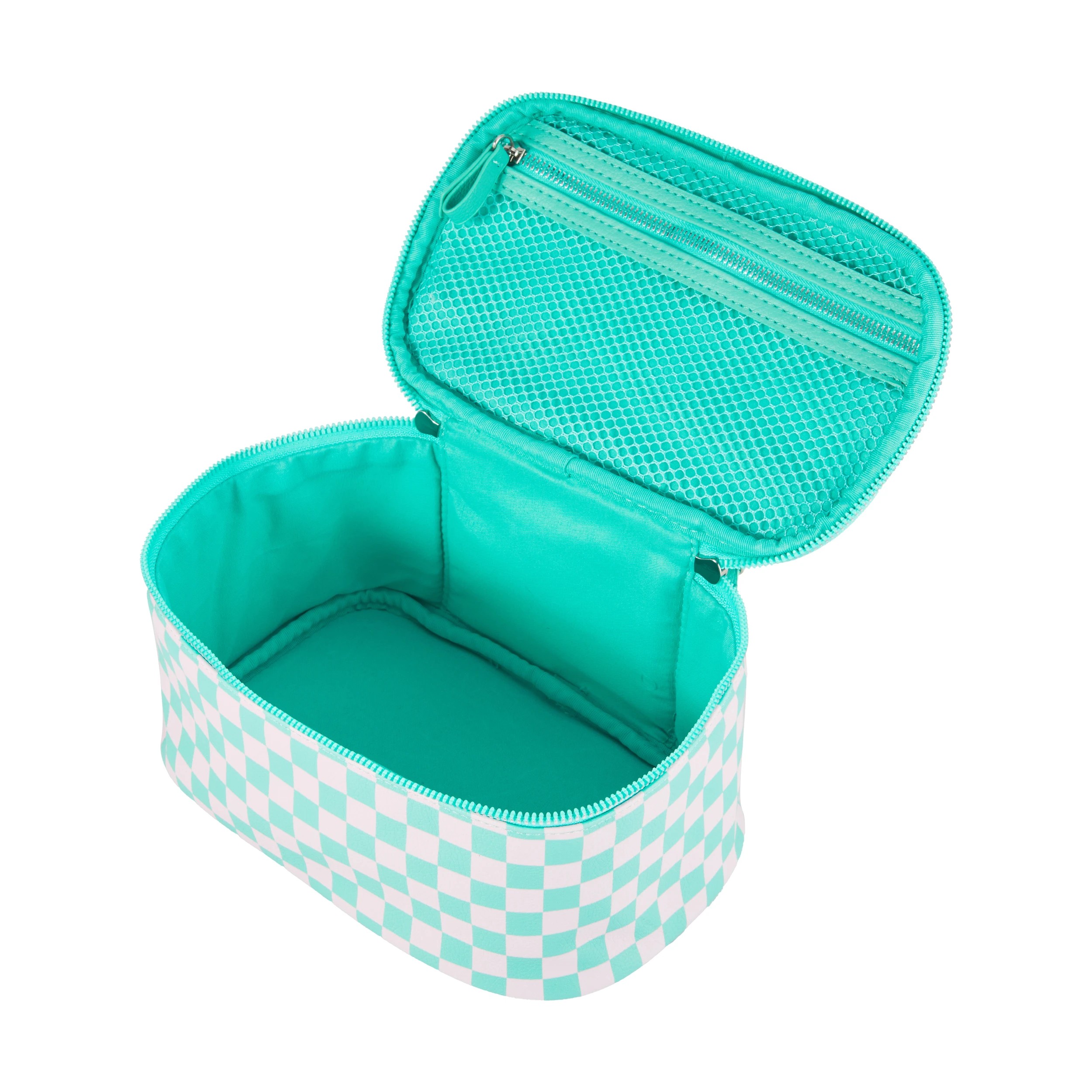 4 OXX Cosmetics Makeup Bag - Green and Pink, 4 of 6