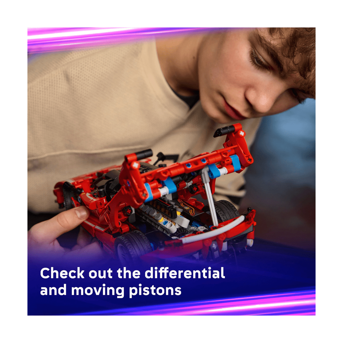 6 LEGO Technic Ferrari FXX K 42212, 6 of 10