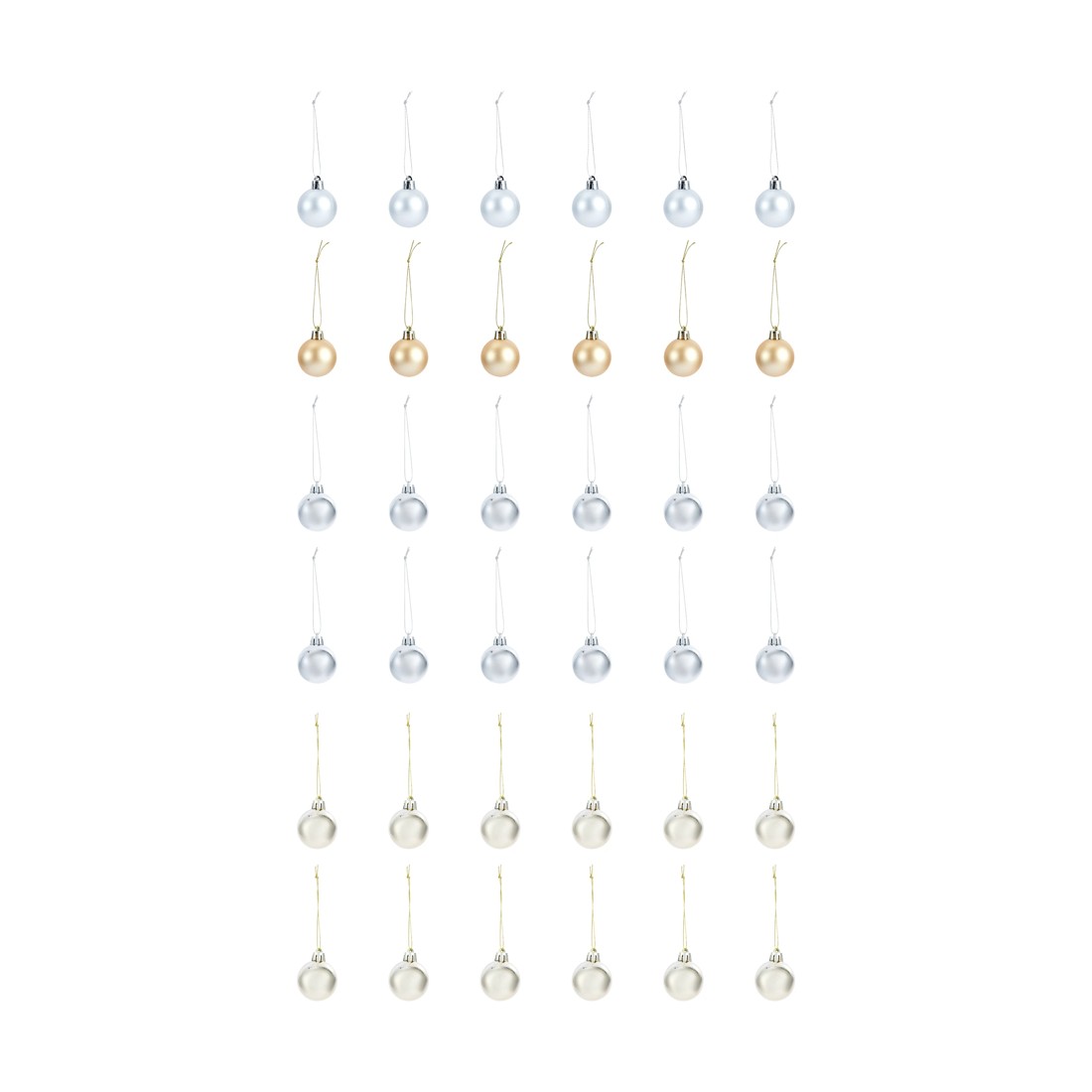 2 36 Pack 4cm Luxury Baubles, 2 of 8