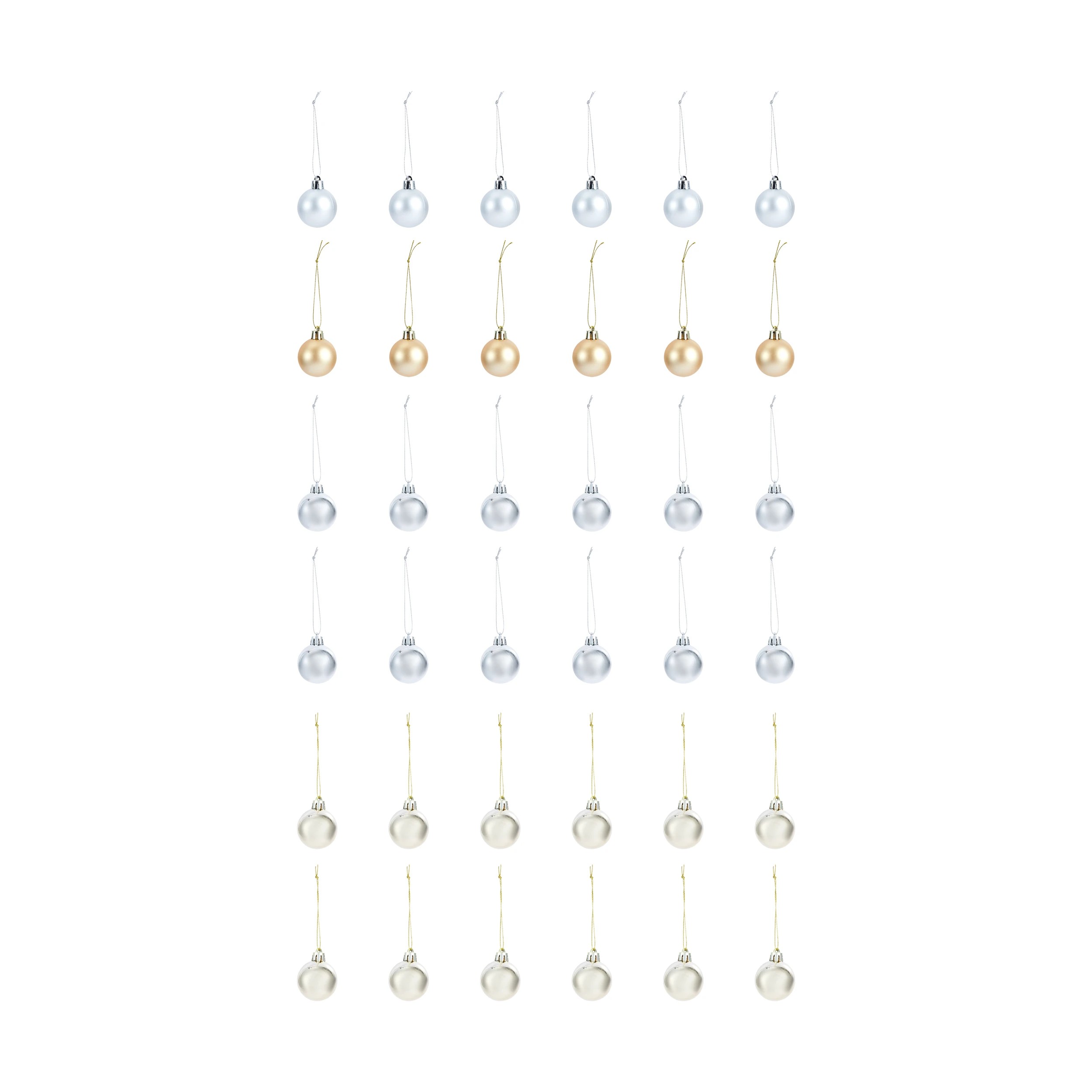 2 36 Pack 4cm Luxury Baubles, 2 of 8