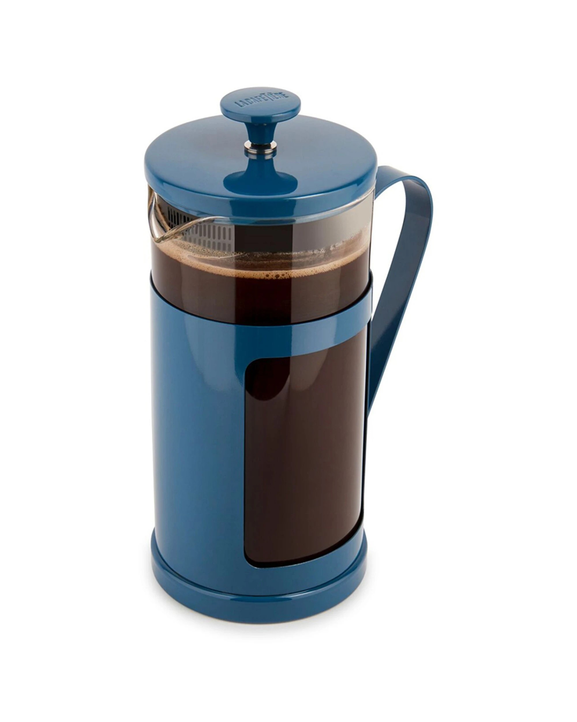 4 La Cafetiere Monaco 8-Cup 1L Stainless Steel Glass French Press - Blue, 4 of 6