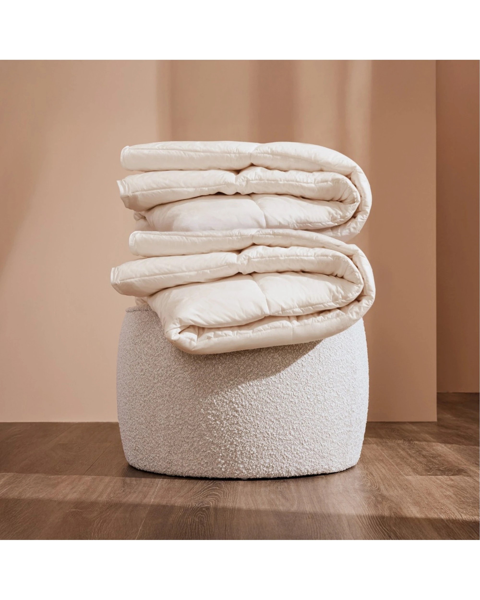 1 Bedding Co. Organic Mulberry Silk Quilt Winter Bundle - King Single Bed - White, 1 of 5