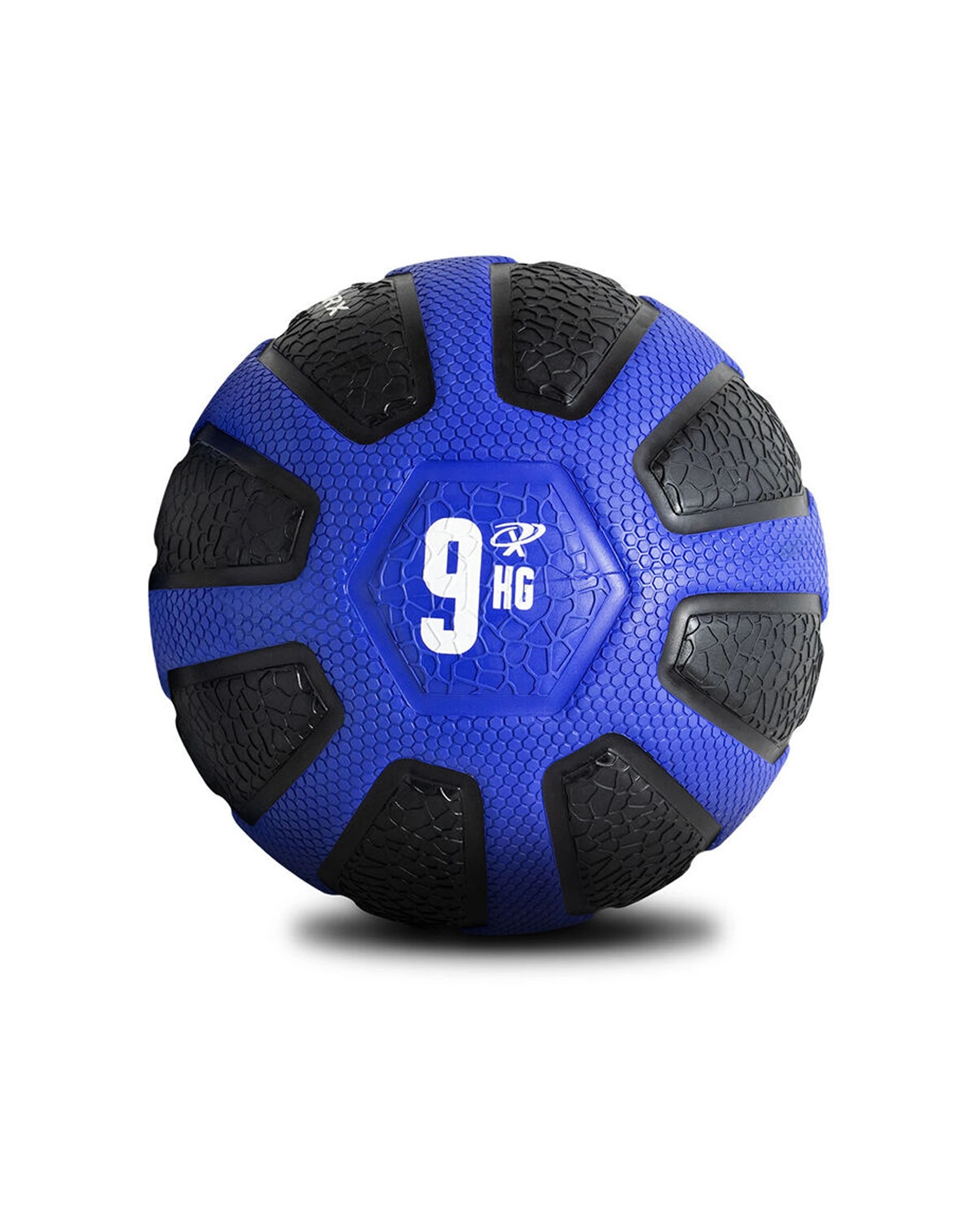 1 Bodyworx Medicine Ball 9kg Rubber Core Strength And Balance Training Home Gym - Black, 1 of 2