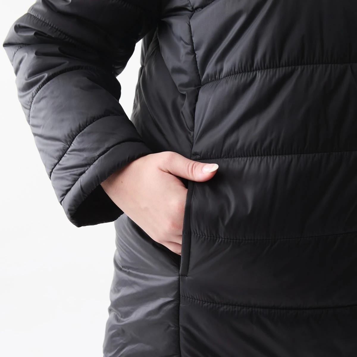 7 Curve Long Sleeve Lightweight Puffer Jacket Black, 7 of 7