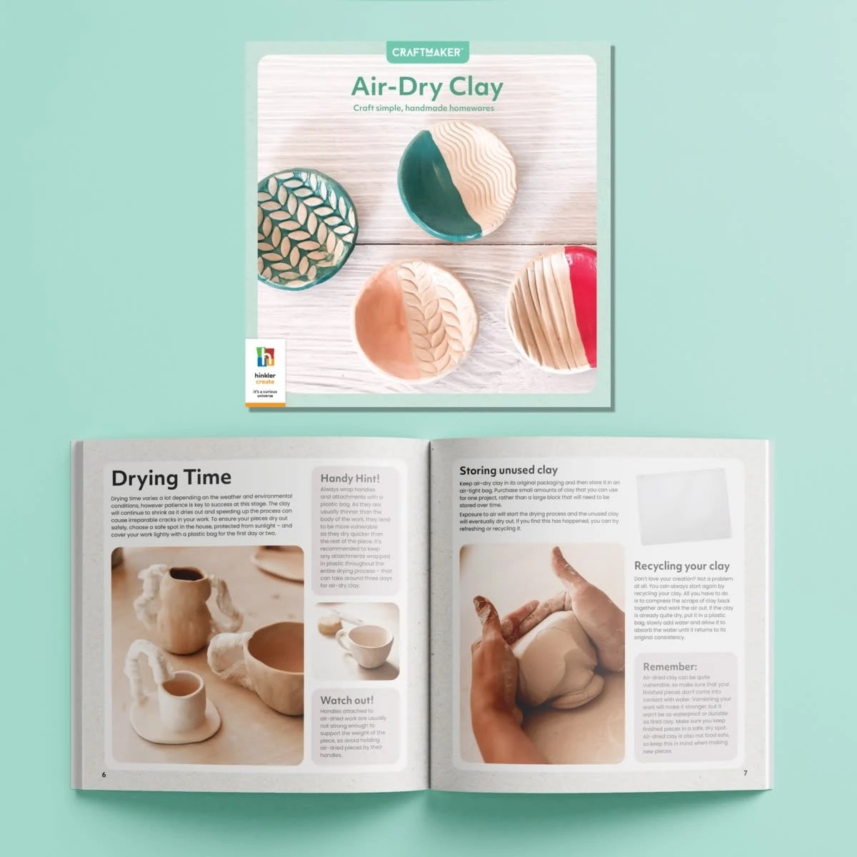 3 Craft Maker Air-Dry Clay Kit, 3 of 8