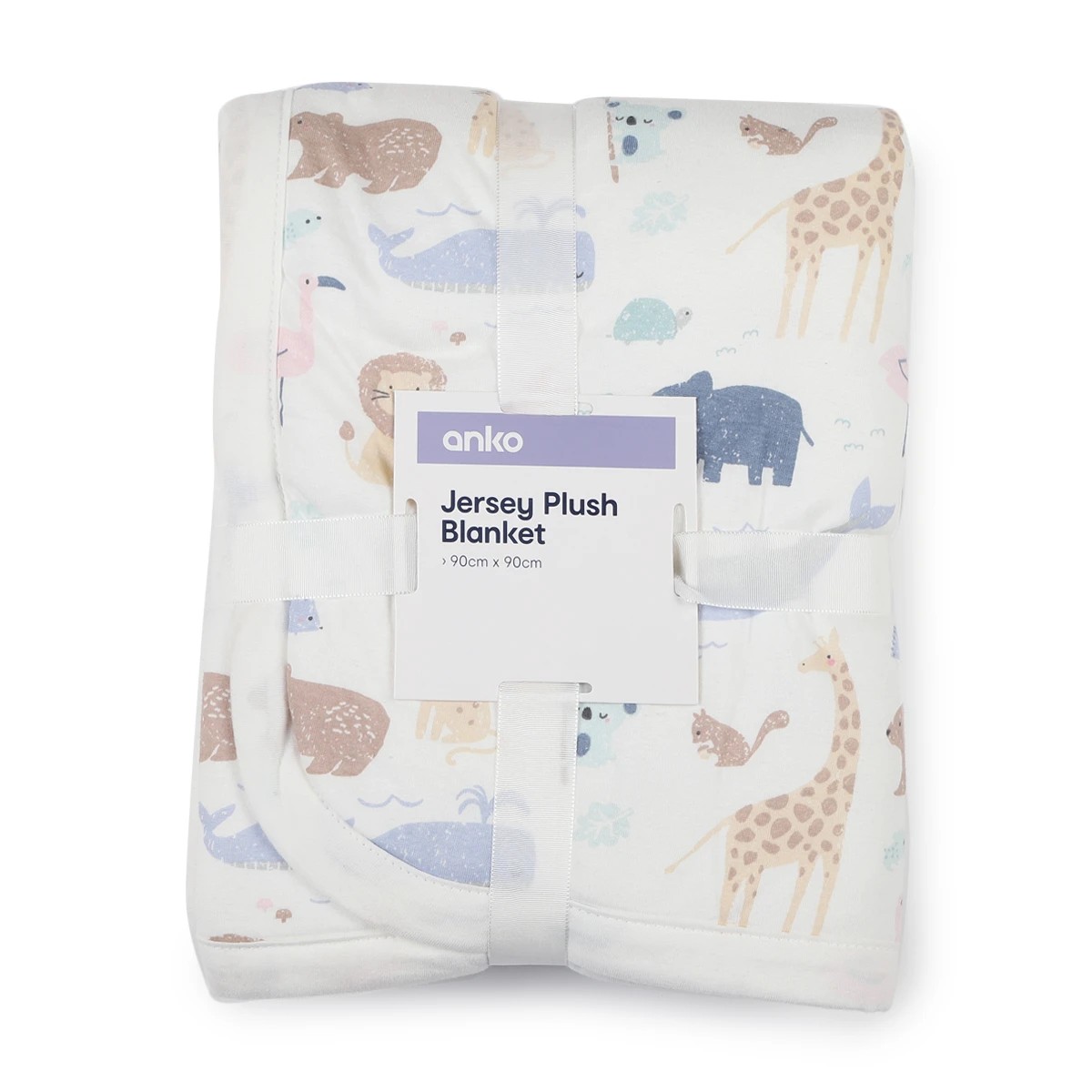 5 Jersey Plush Blanket - Animals, 5 of 5