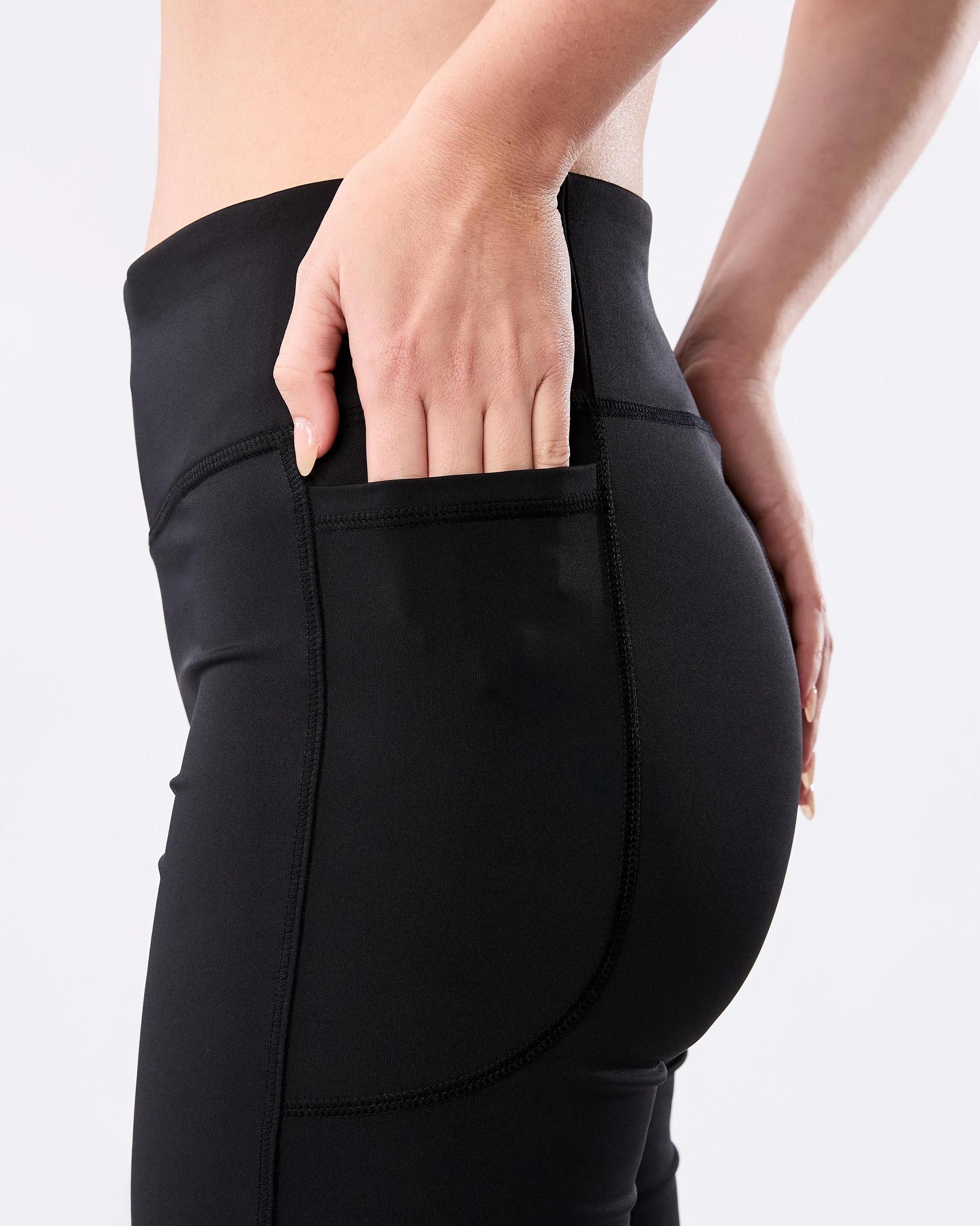 4 Active Womens Bike Shorts Black, 4 of 5