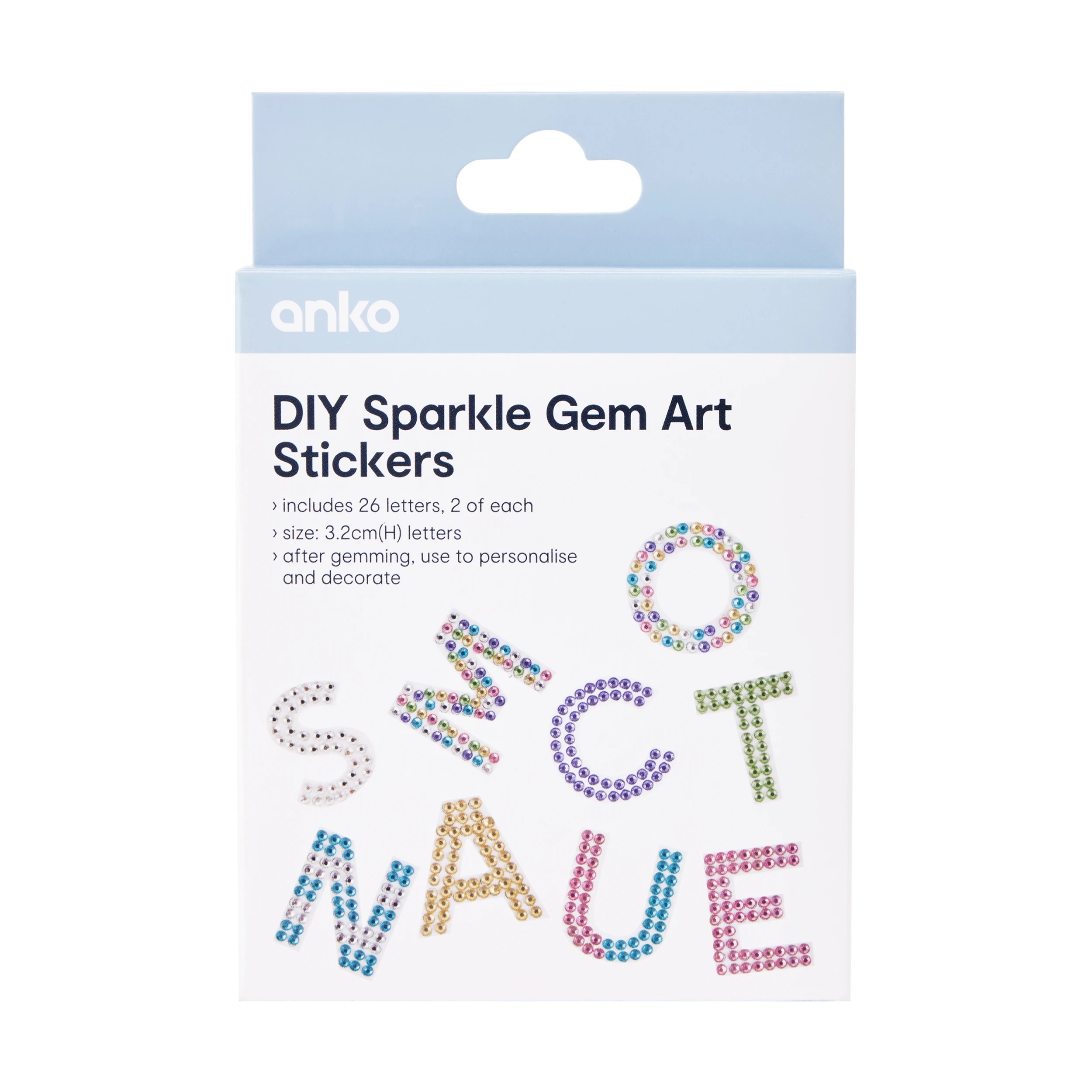 1 DIY Sparkle Gem Art Stickers, 1 of 3