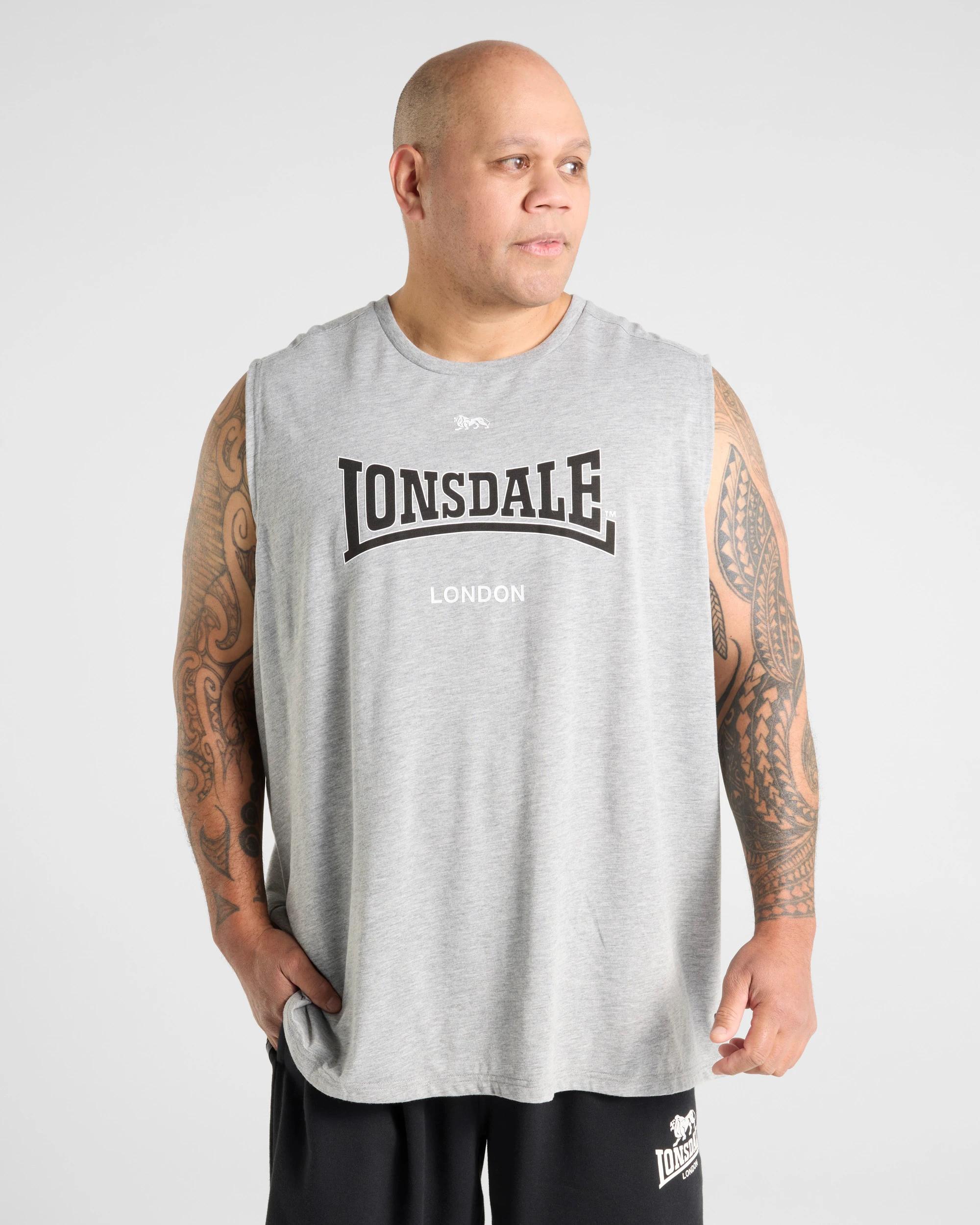 1 Plus Tank - Lonsdale London GREY, 1 of 4