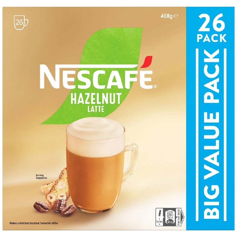 2 Nescafe Hazelnut Sachets 26 Pack, 2 of 10