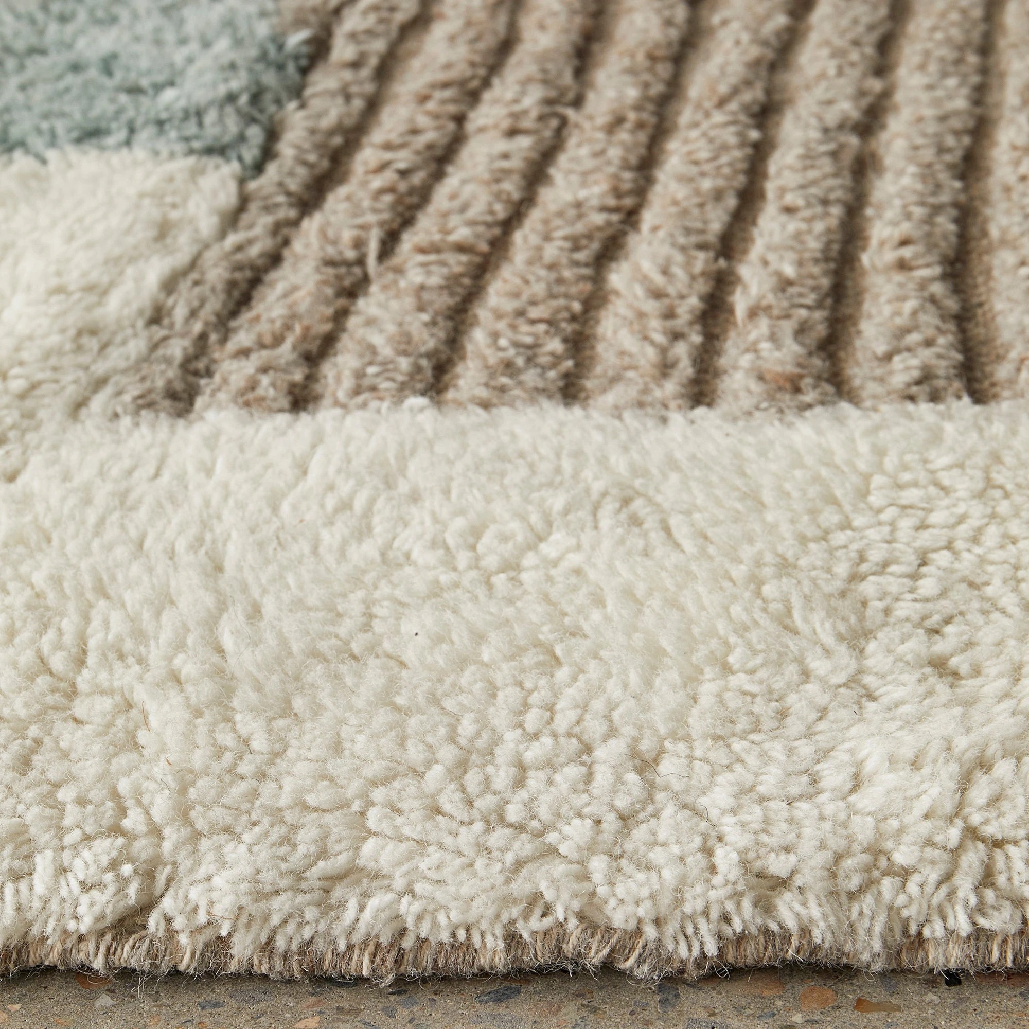 6 Common Ground Rugs Lumina Elroy 330x240cm - Extra Large Wool & Cotton Rug - White, 6 of 6