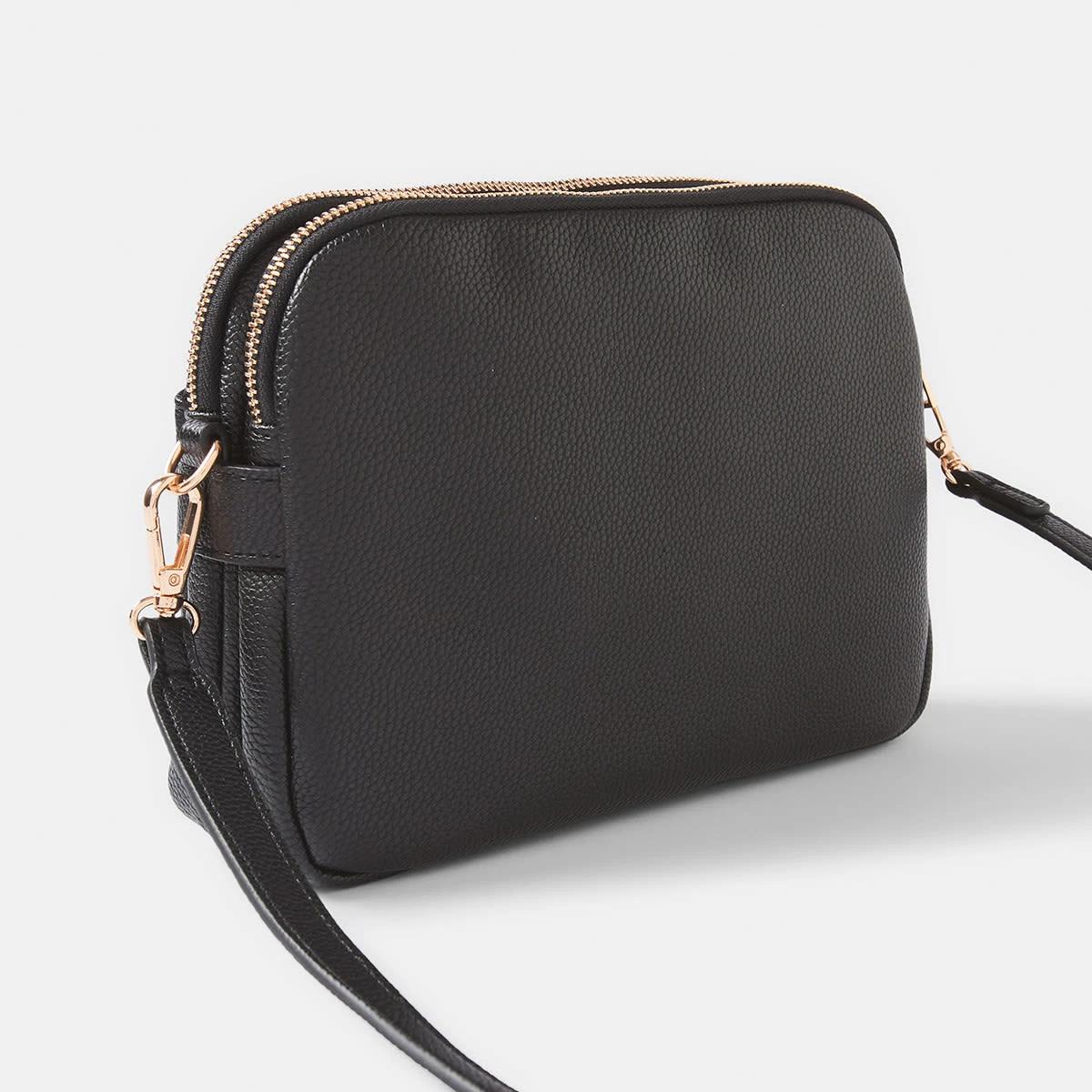 5 Multi-Pouch Crossbody Bag Black, 5 of 6