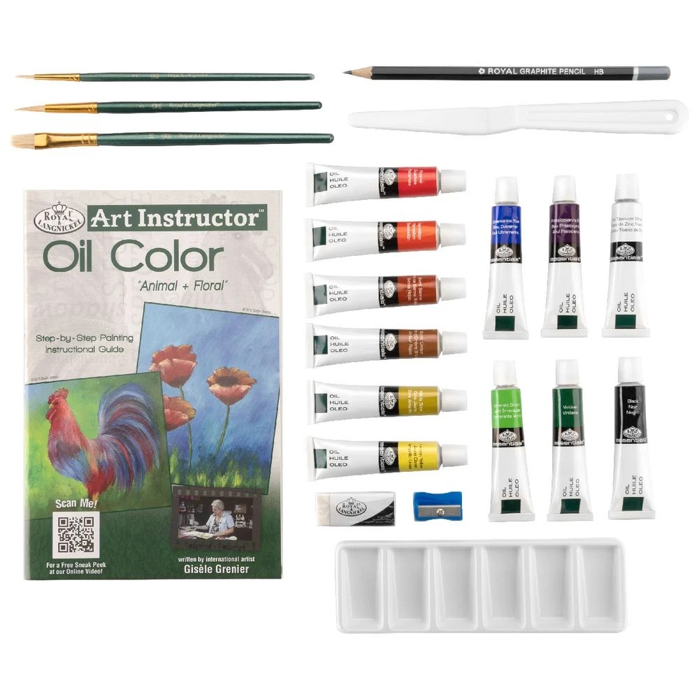 4 Royal & Langnickel Art Instructor Set Oil 22 Pieces, 4 of 6