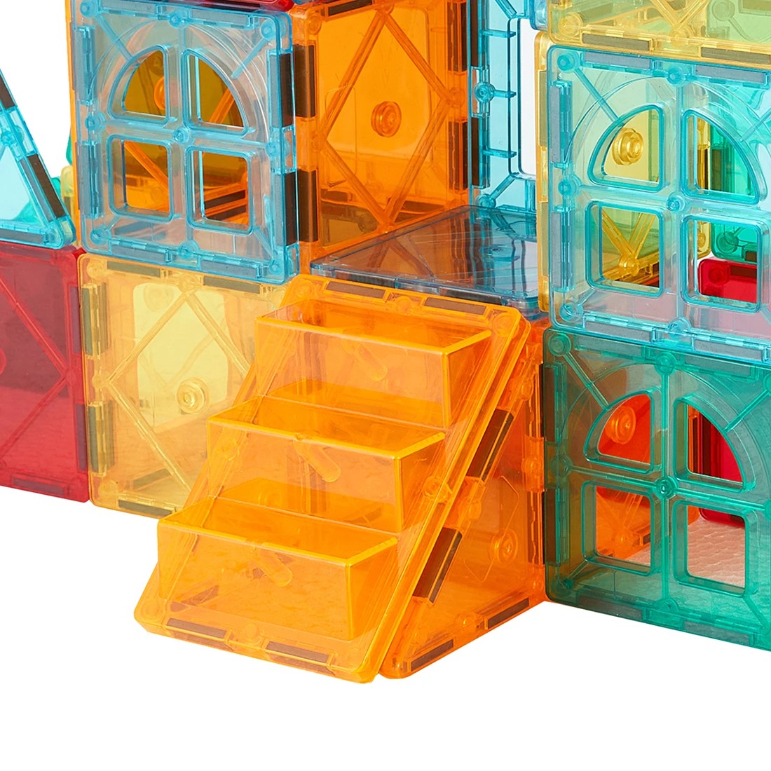 6 50 Piece Magnetic Tiles Castle Set, 6 of 10