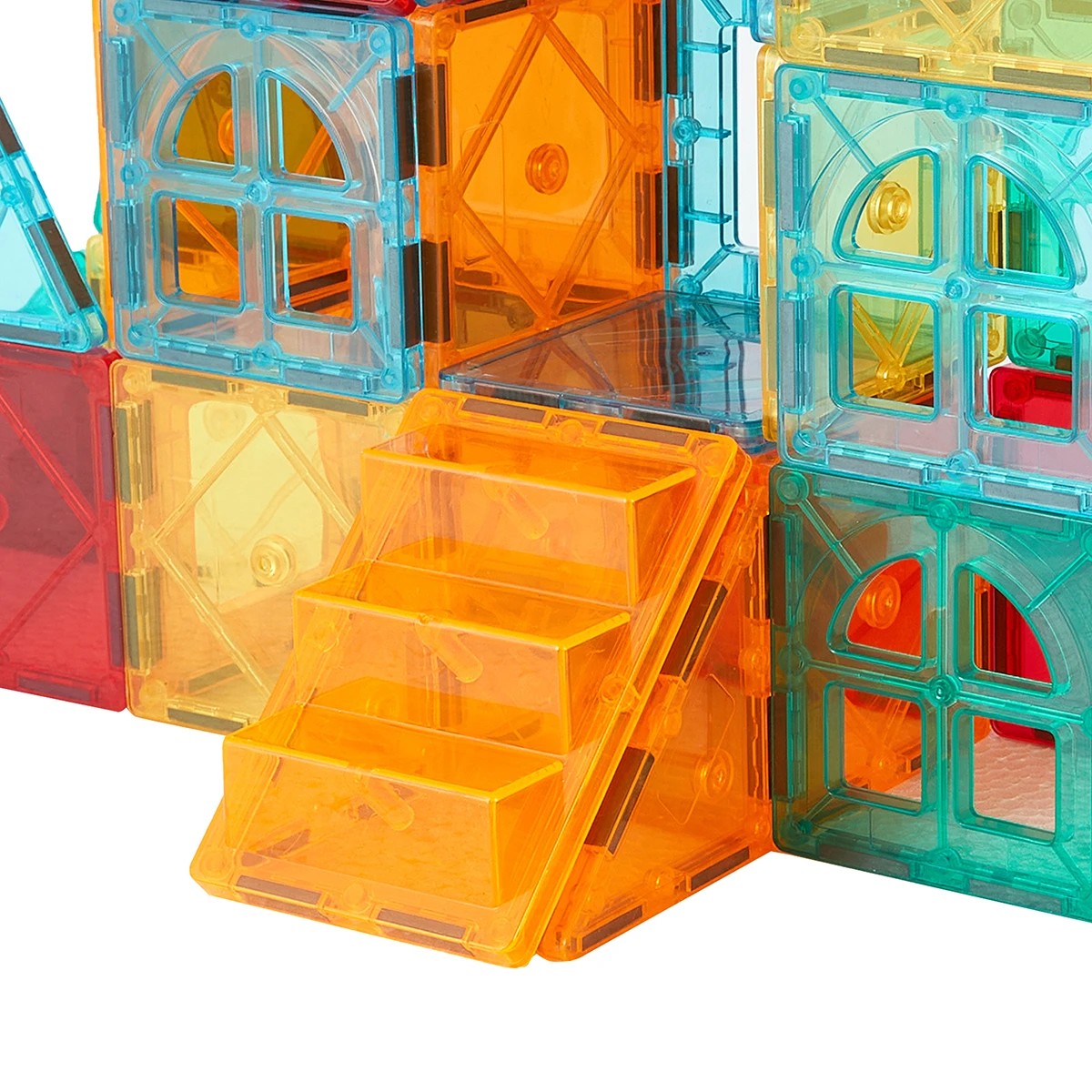 6 50 Piece Magnetic Tiles Castle Set, 6 of 10