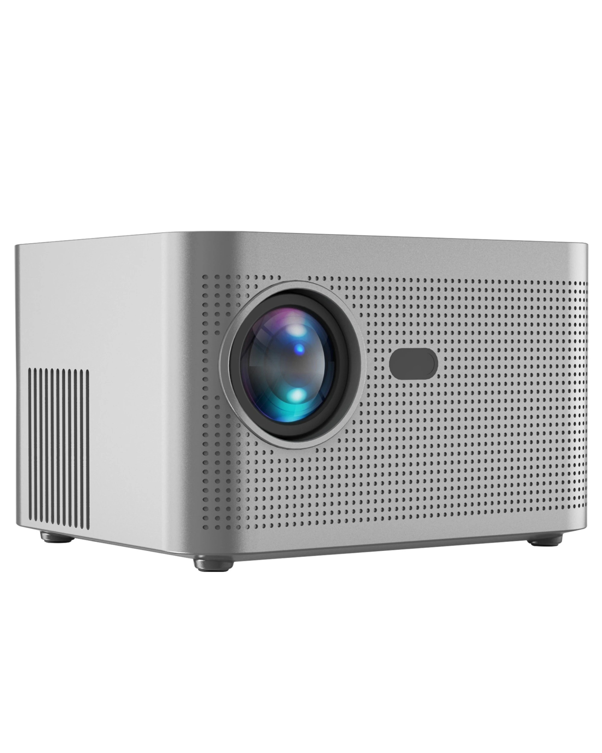 1 Advwin Movie Projector 4K Support with Dual Band WiFi 6 BT 5.0 Remote Control - Silver, 1 of 6
