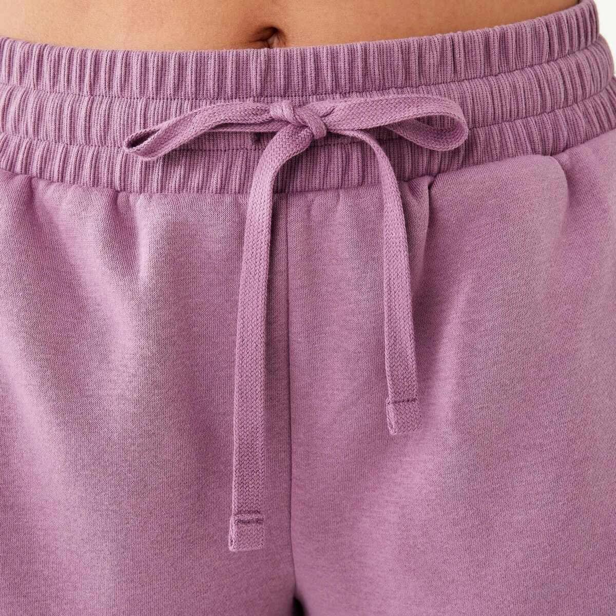 4 Active Womens Fleece Shorts Pur Demure, 4 of 6