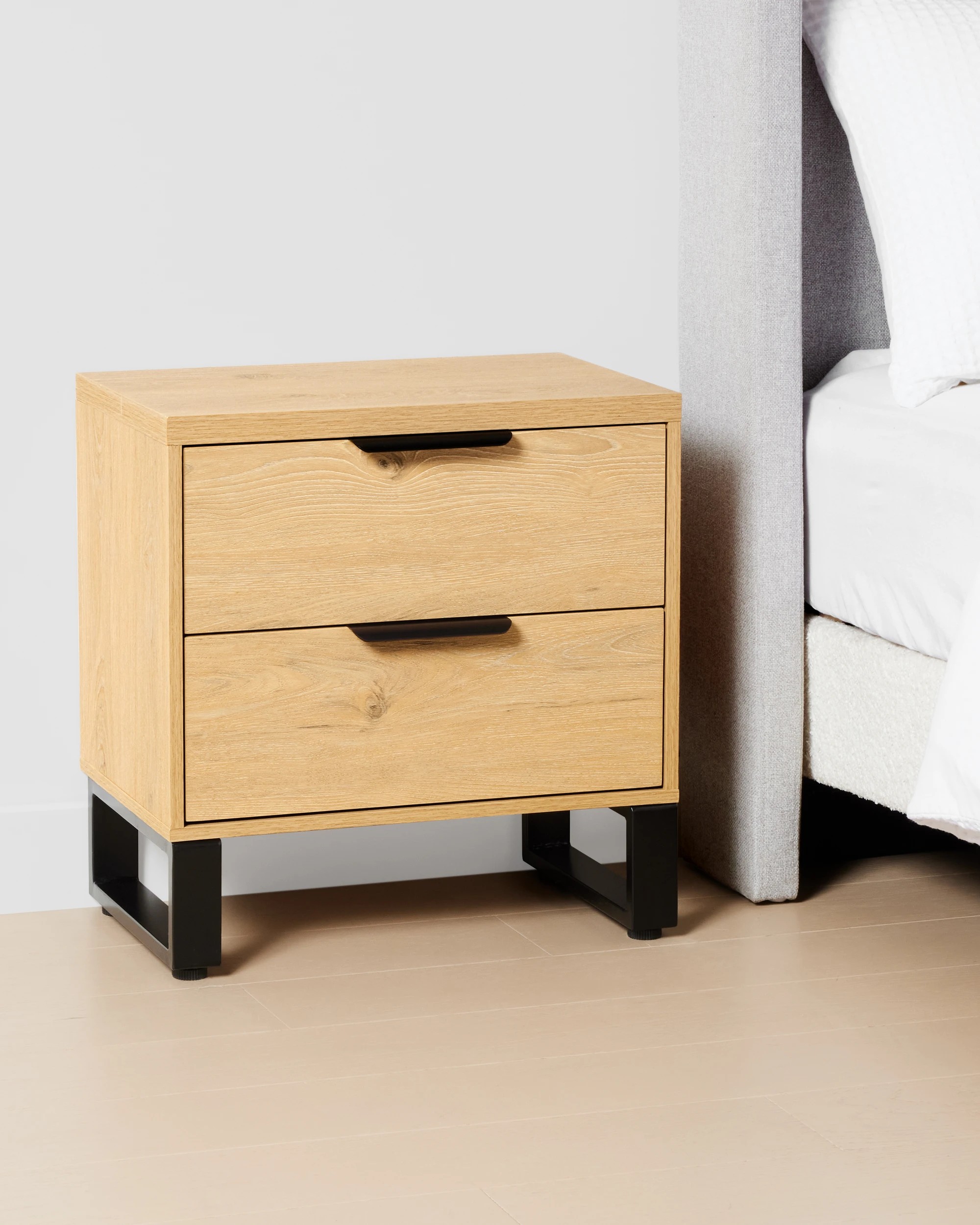 2 Wharf 2 Drawer Bedside Table, 2 of 9