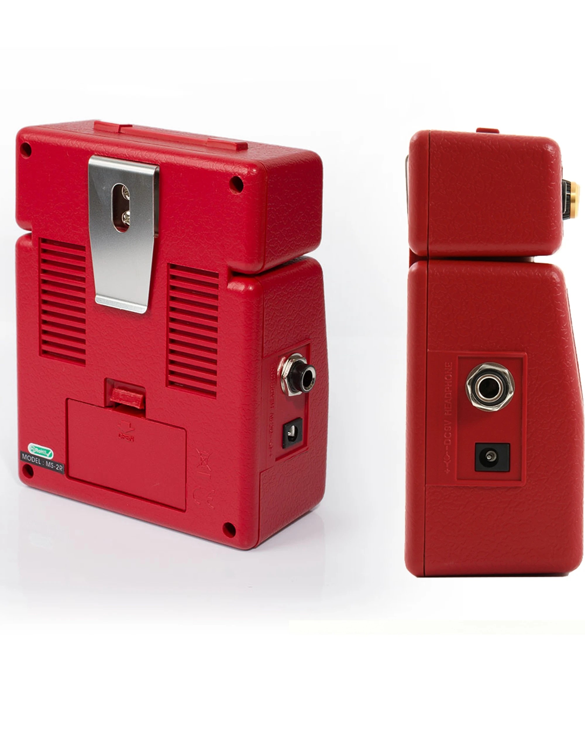 2 Marshall Portable Micro Amplifier Amp Speaker For iPhone iPod Samsung Moblile Devices - Red, 2 of 3