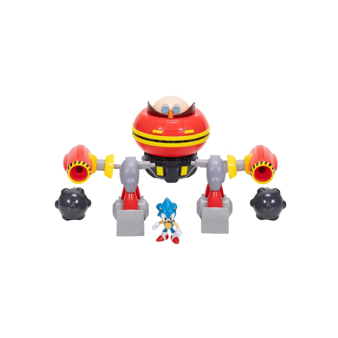 2 JAKKS Pacific Sonic the Hedgehog Hammer Egg Robot with Sonic Deluxe 2.5 inch Figure Playset, 2 of 9