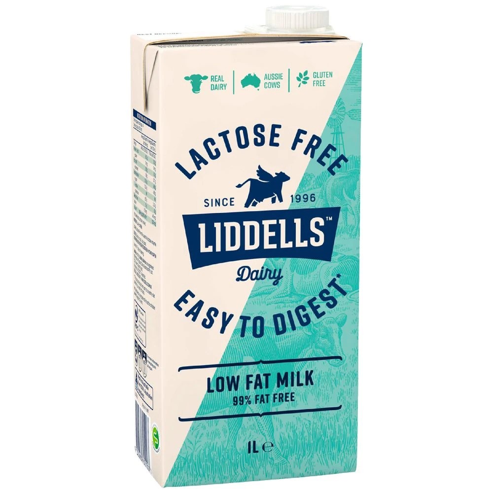 1 Liddells Lactose Free Low Fat Milk 1L, 1 of 5