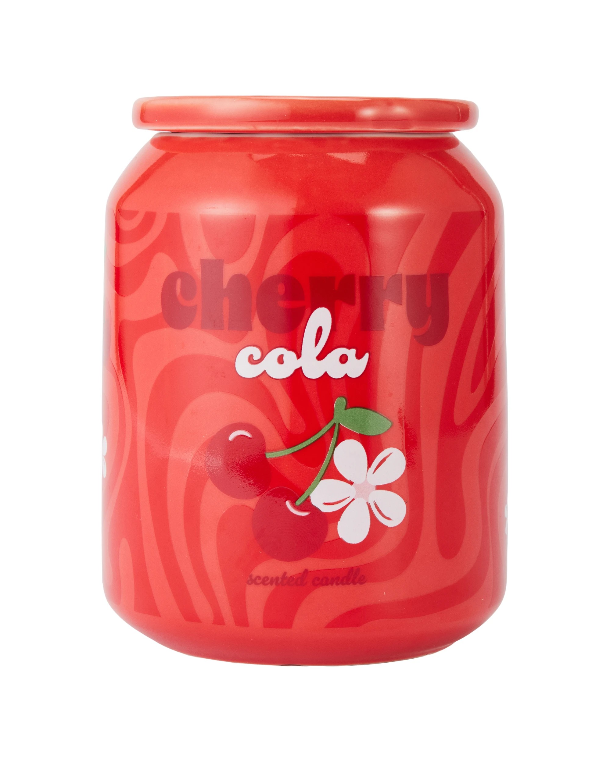 1 Cherry Cola Soda Ceramic Candle, 1 of 6