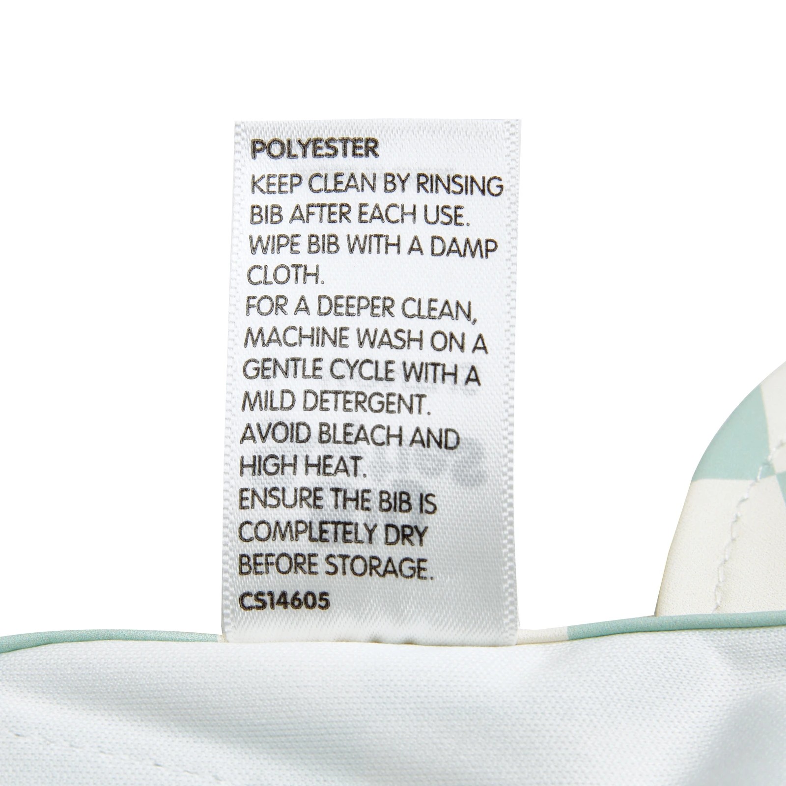 4 Big Softies Recycled Frill Bibs, Sage check, 4 of 5