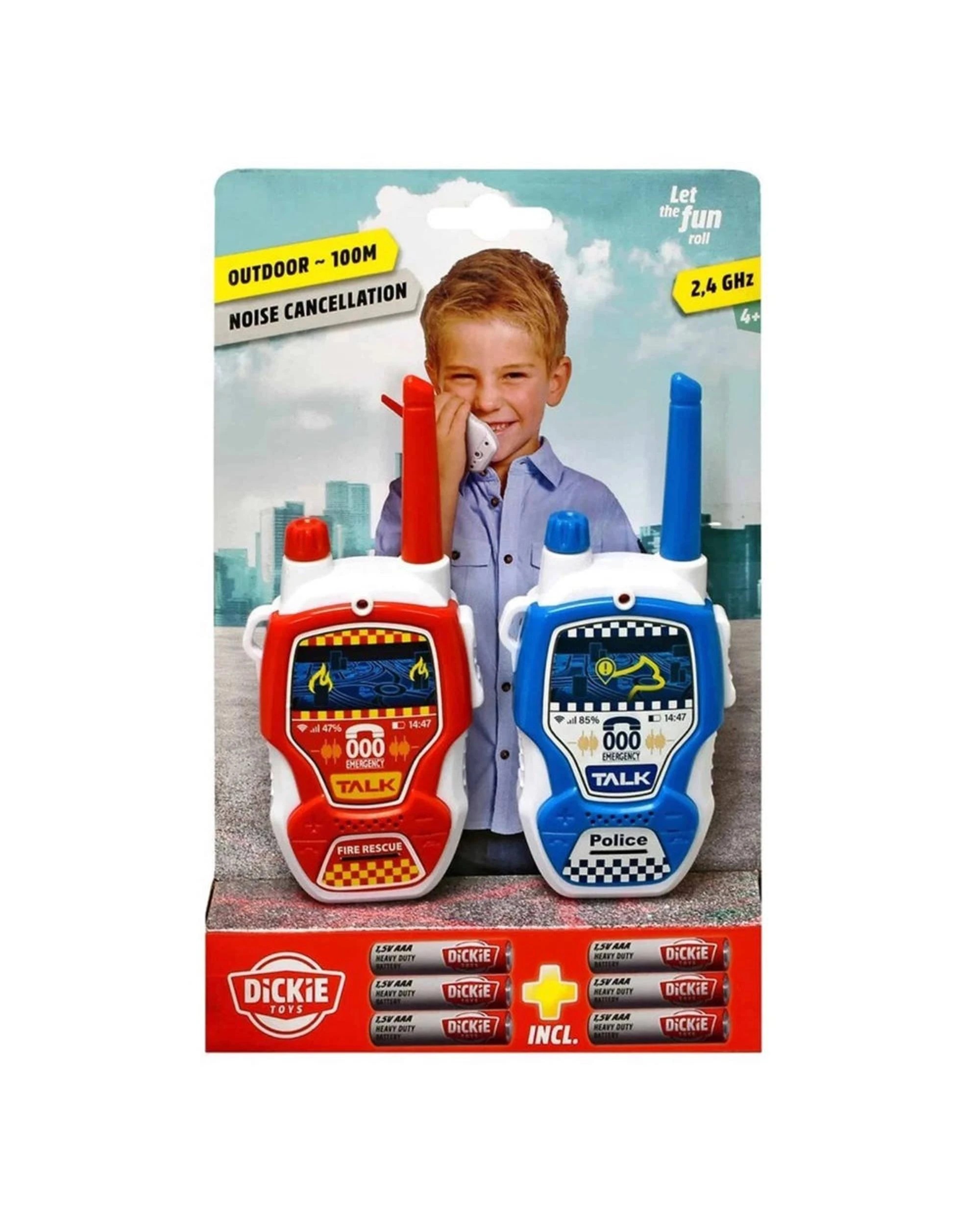1 Dickie Toys Triple Zero Walkie Talkie, 1 of 1