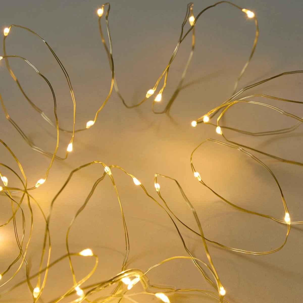 6 Gold Wire String Lights, 6 of 8