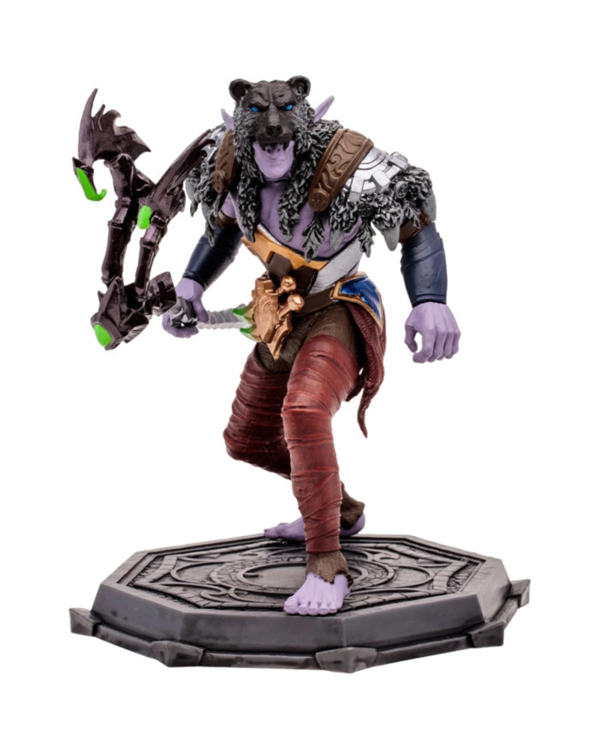 2 McFarlane World Of Warcraft Epic Elf Druid/Rogue 6 inch Figure, 2 of 10
