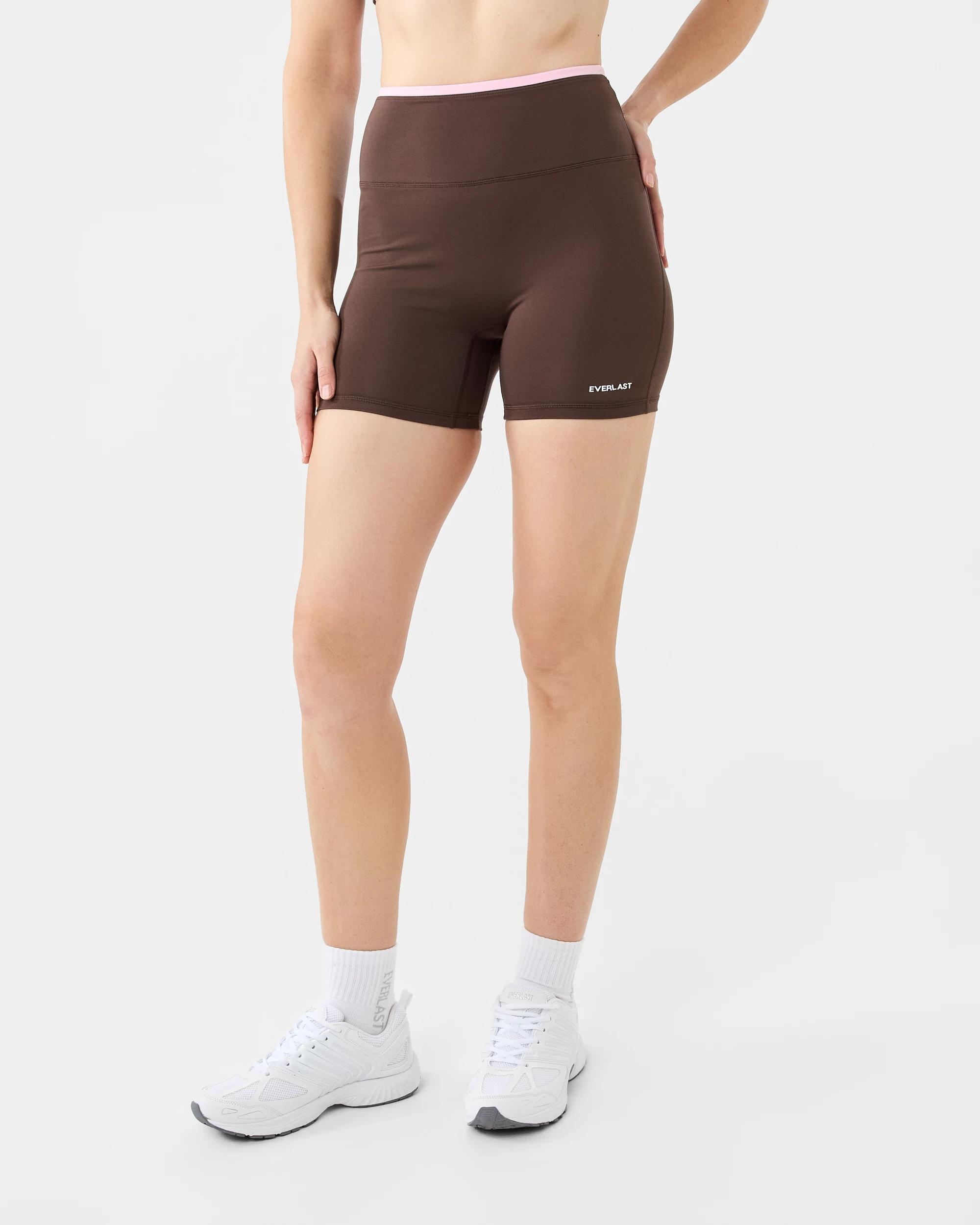 6 Everlast Tipped Bike Shorts Coffee, 6 of 7