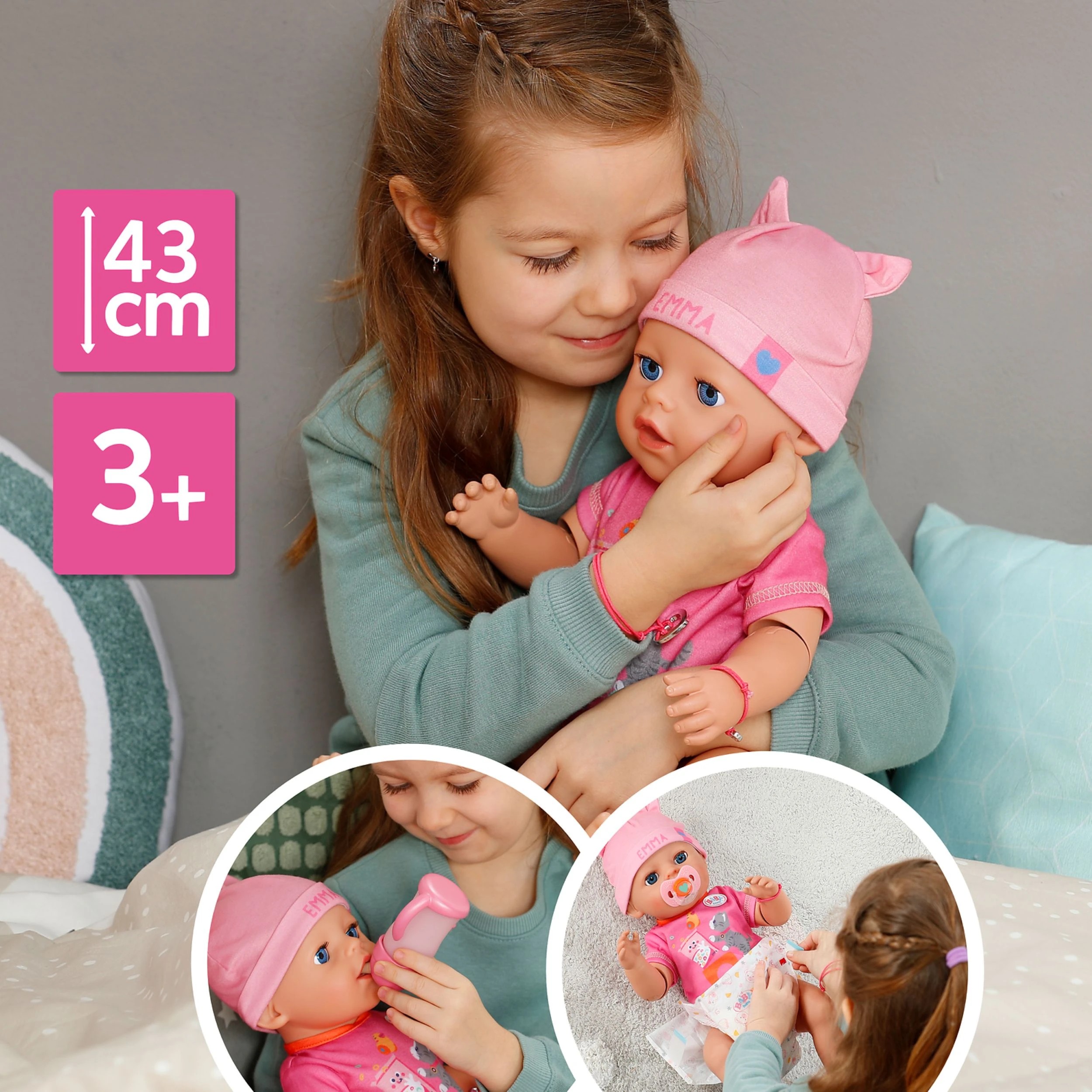 6 BABY born Emma Click and Play 43cm - Multi, 6 of 6