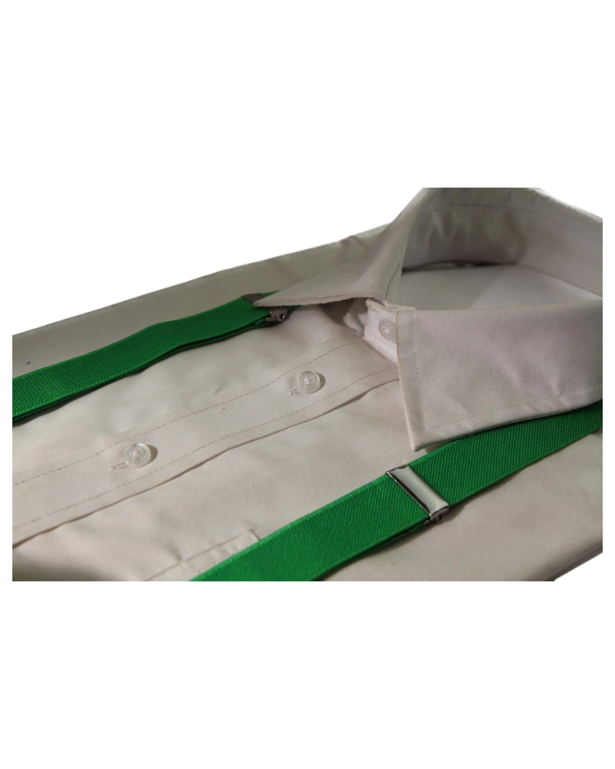 2 Zasel Boys Adjustable Green Apple 65cms Suspenders - Green, 2 of 2
