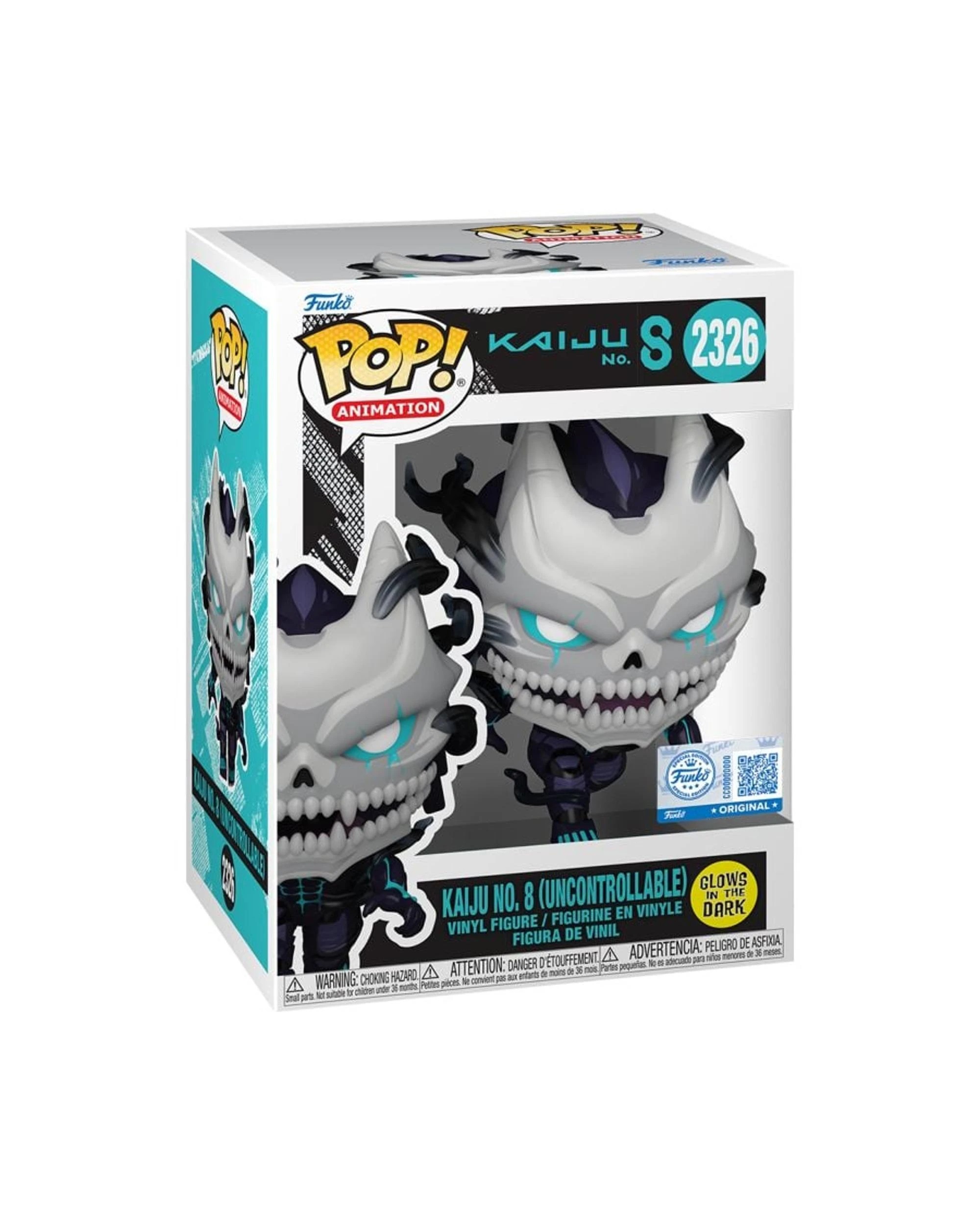 4 Kaiju No.8 Kaiju No.8 - Uncontrolled -  Glow Funko POP! Vinyl, 4 of 4