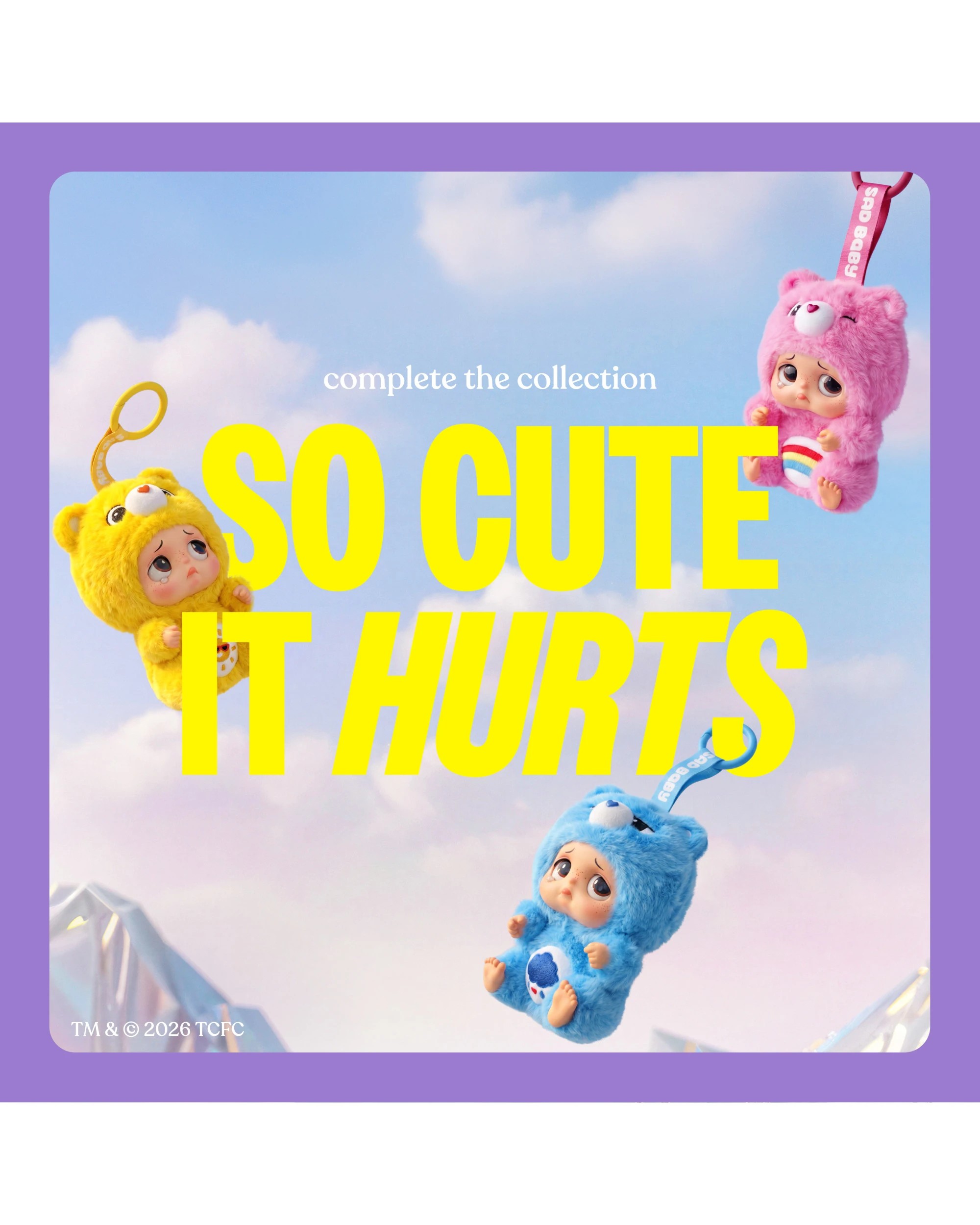 5 B. toys Starbox Sad Baby Care Bears by Starbox - Assorted - Multi, 5 of 10