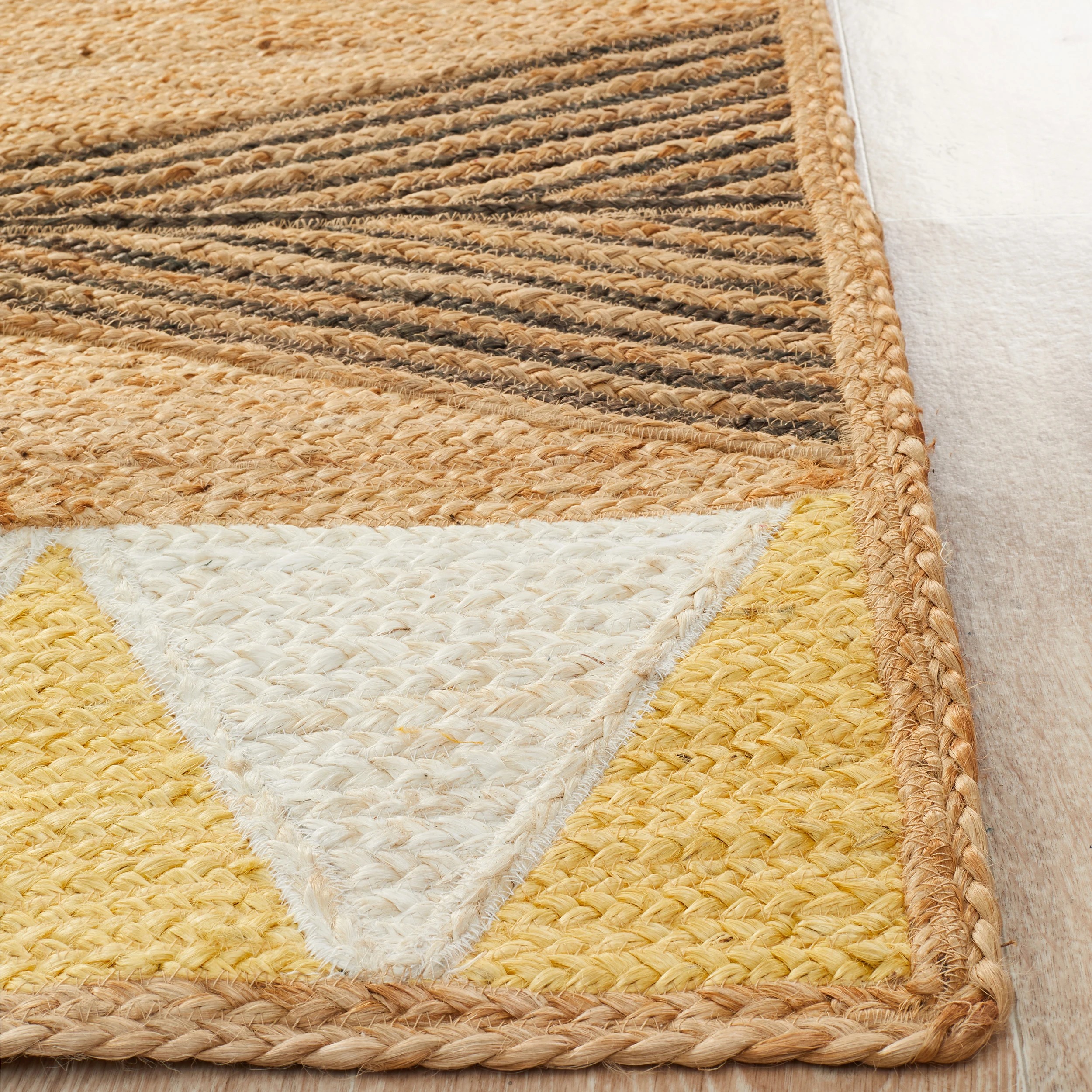 4 Common Ground Rugs Promenade 222 320x230cm - Extra Large Hand Loomed Rug - Natural, 4 of 6