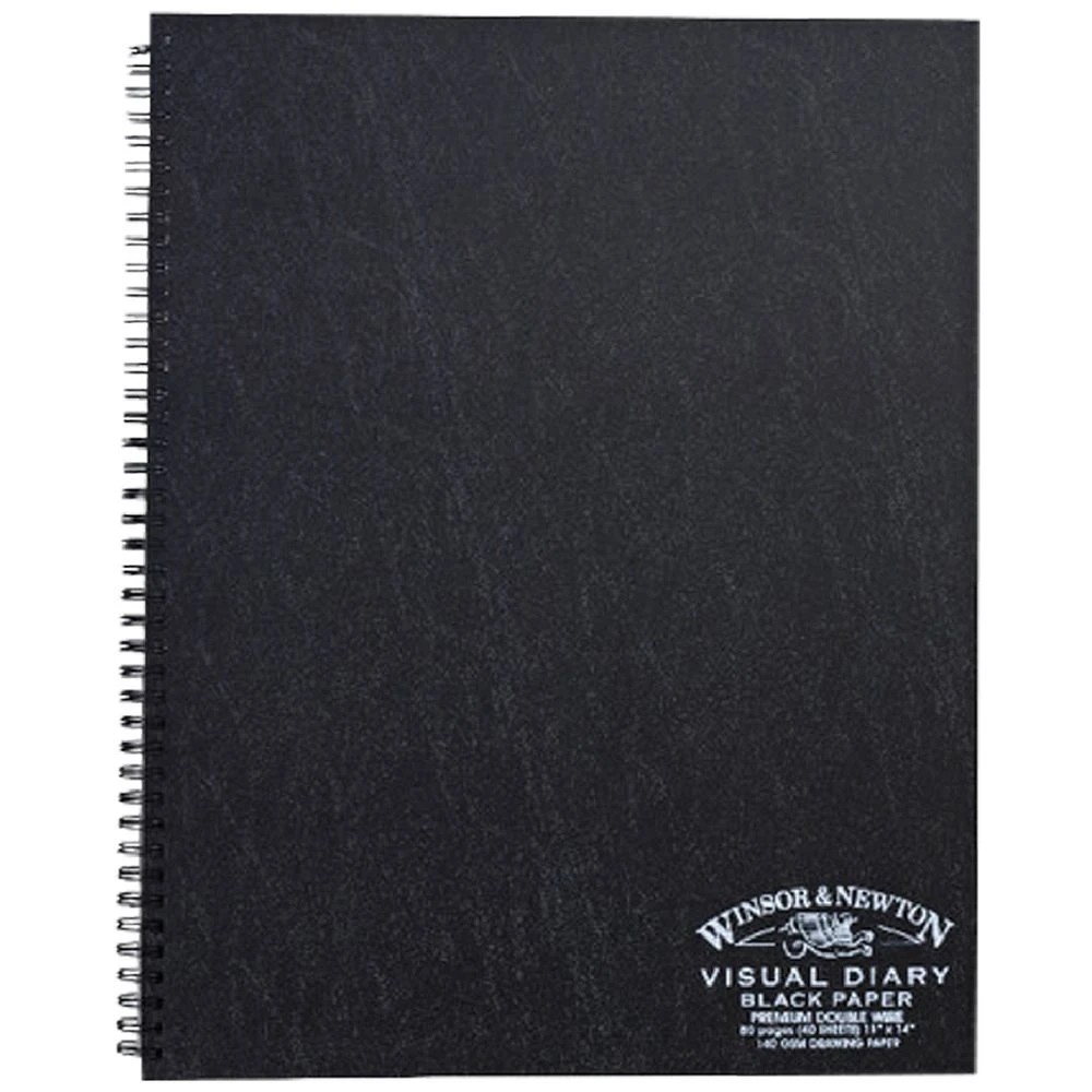 1 Winsor & Newton Black Paper 11 x 14" Visual Art Diary, 1 of 1