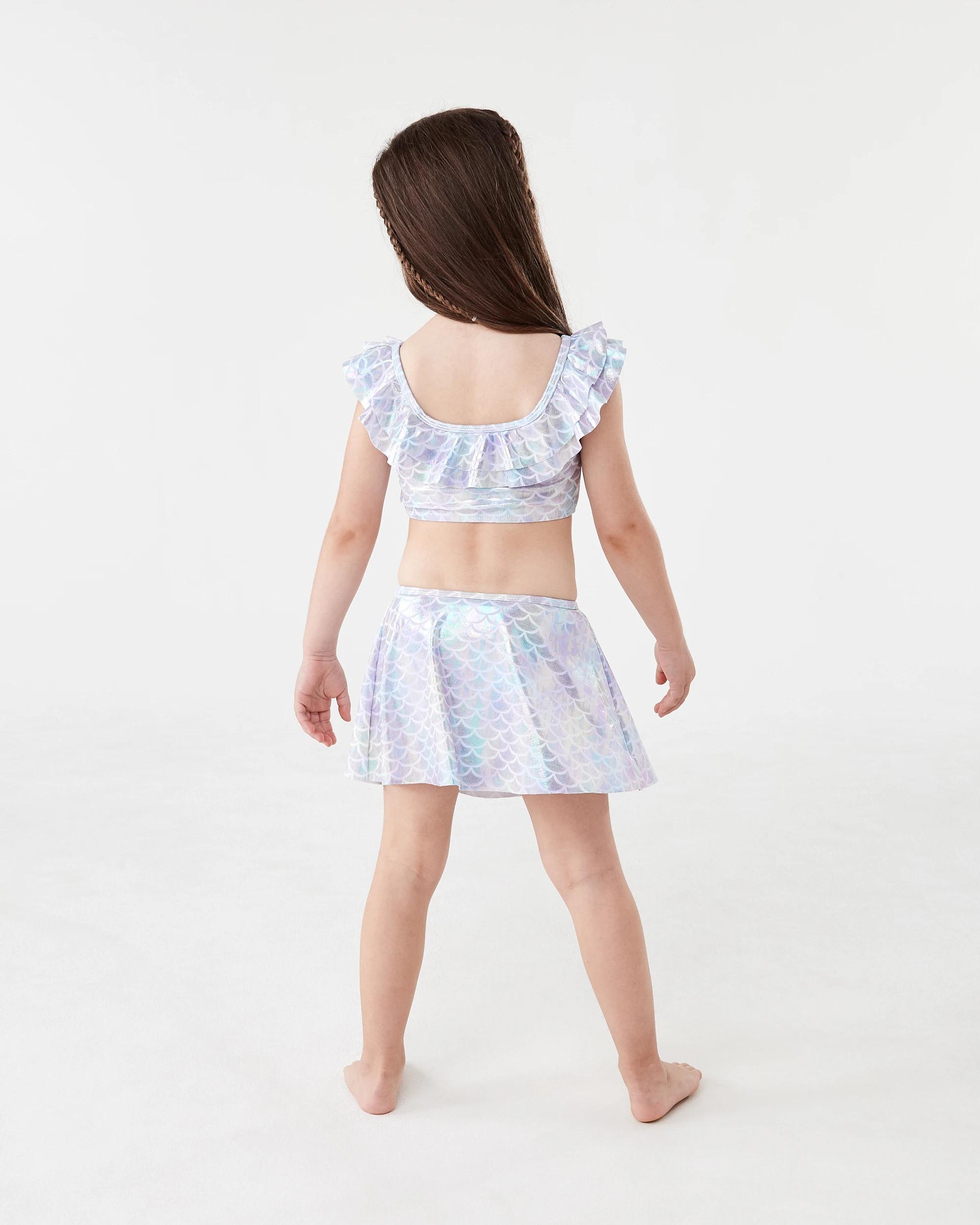 2 Metallic Bikini Skirt Set Pr Mermaid, 2 of 5