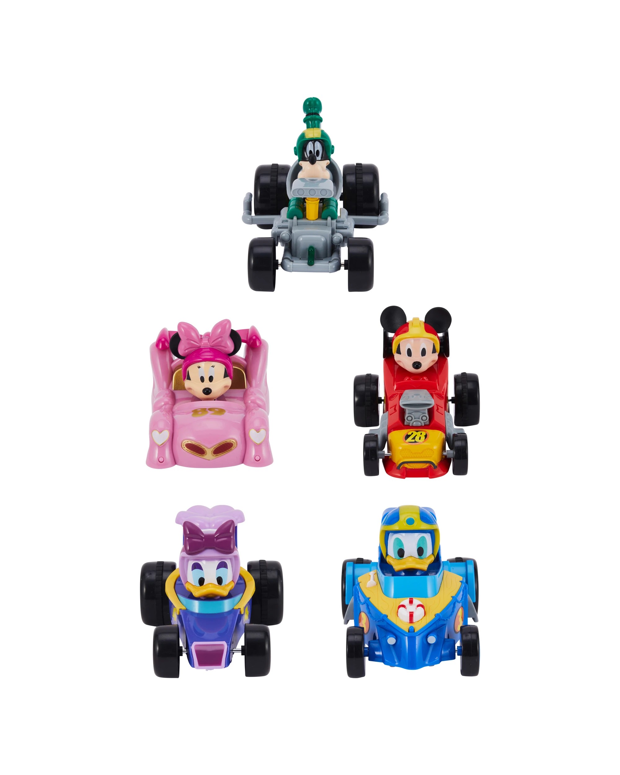 3 Disney Mickey Mouse and Friends Race Car - Assorted, 3 of 6