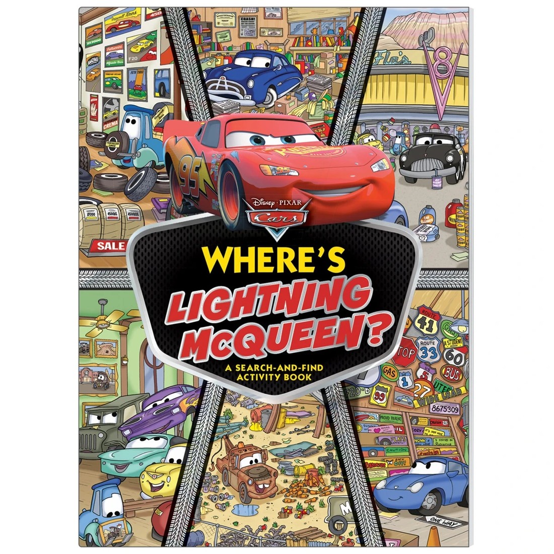 1 Disney Pixar Cars: Where's Lightning McQueen? - A Search-and-Find Activity Book, 1 of 2
