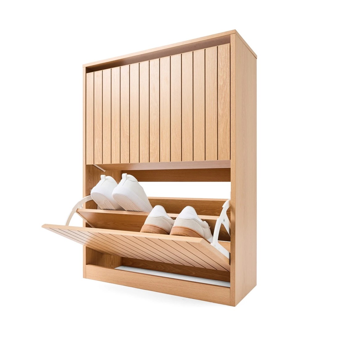 1 Leon 2 Tier Shoe Cabinet, 1 of 9