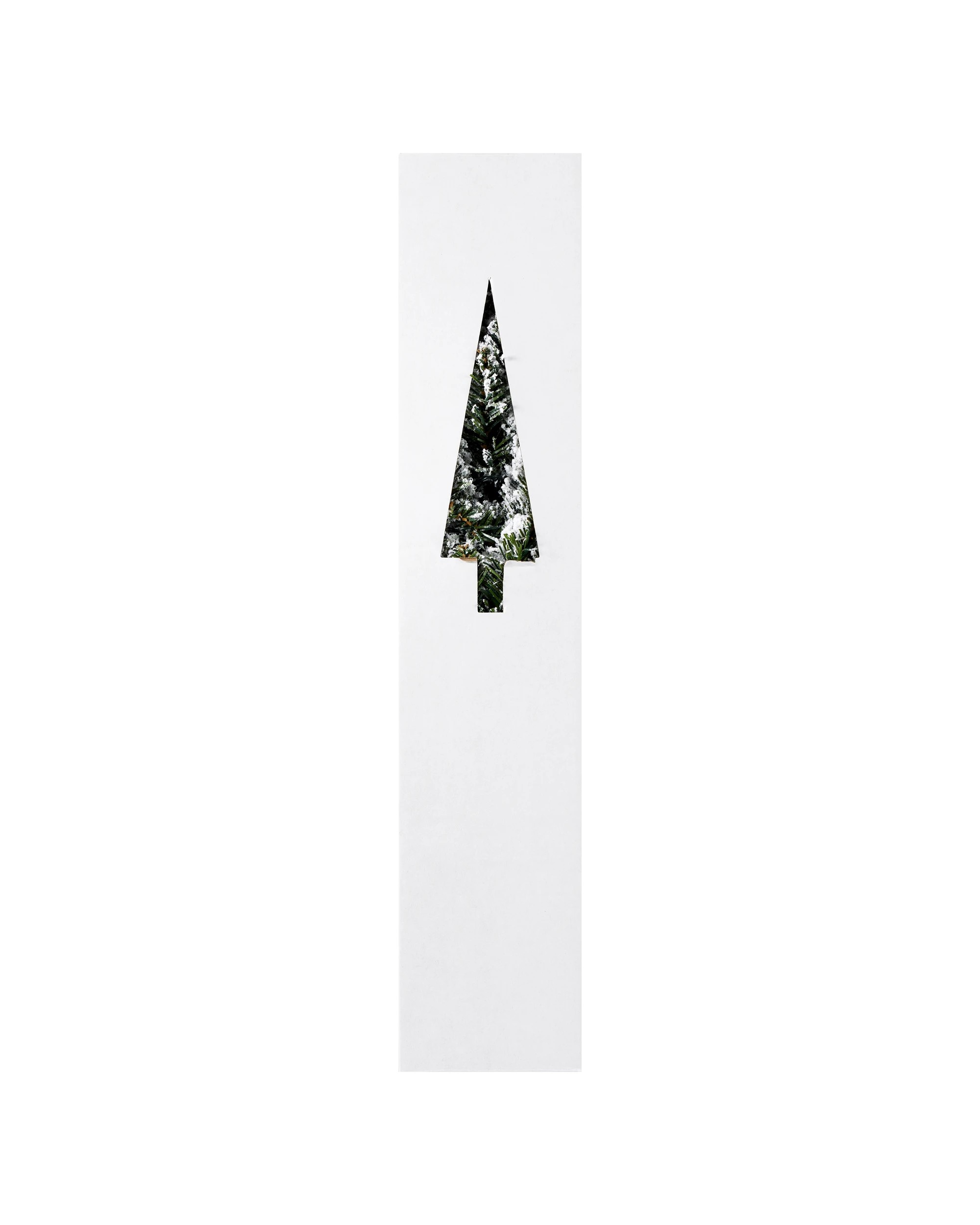 10 60cm (2ft.) Light Up Mini Green Flocked Christmas Tree, 10 of 10