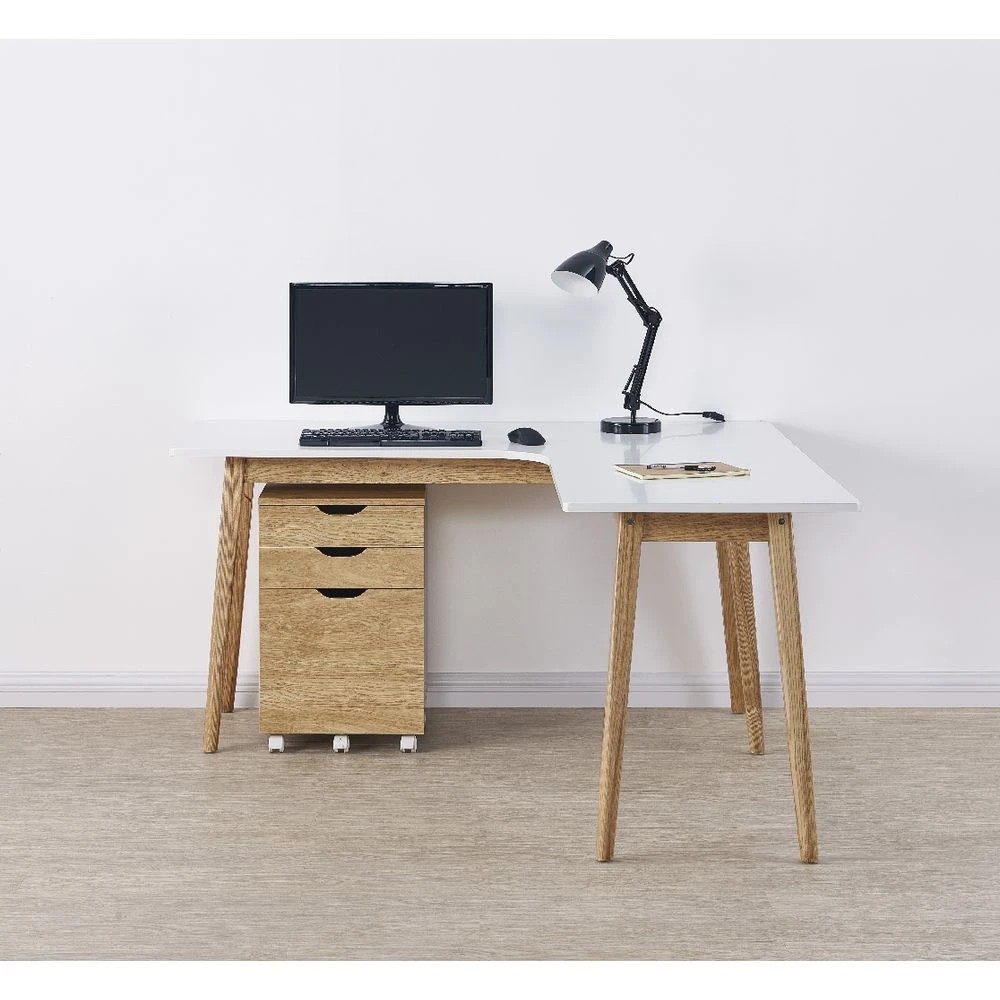5 Copenhagen Solid Timber 1500 x 1500mm Corner Desk Desks, Tables and Workstations, 5 of 9