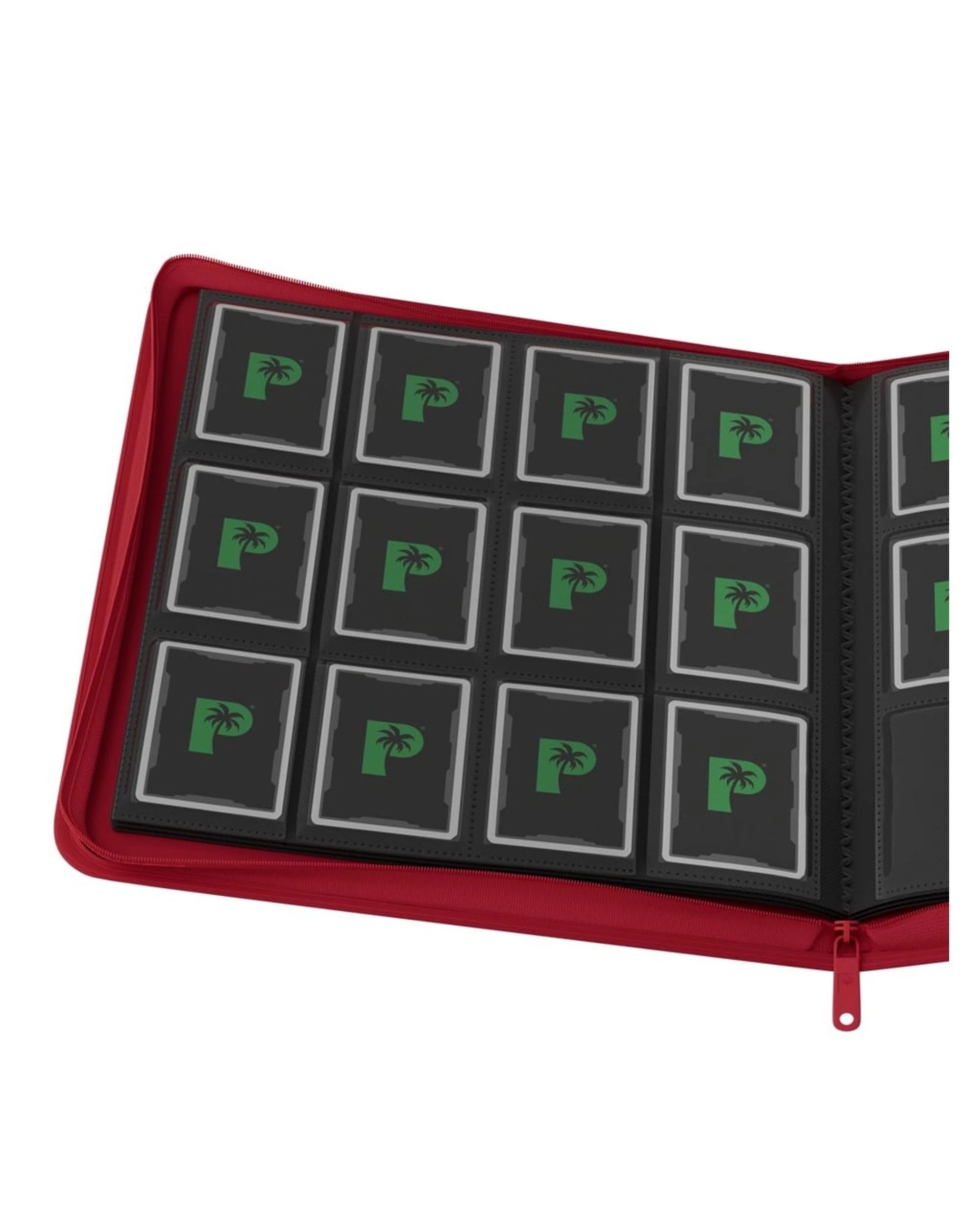 2 Palms Off Gaming Stealth 12 Pocket Zip Binder - Red, 2 of 8