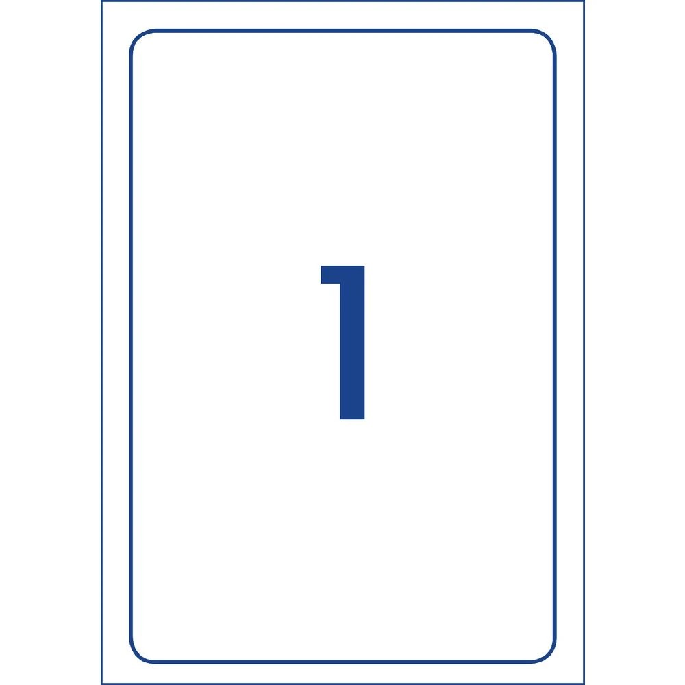 2 Avery 1UP Inkjet Laser A6 Shipping Labels 25 Sheets, 2 of 7