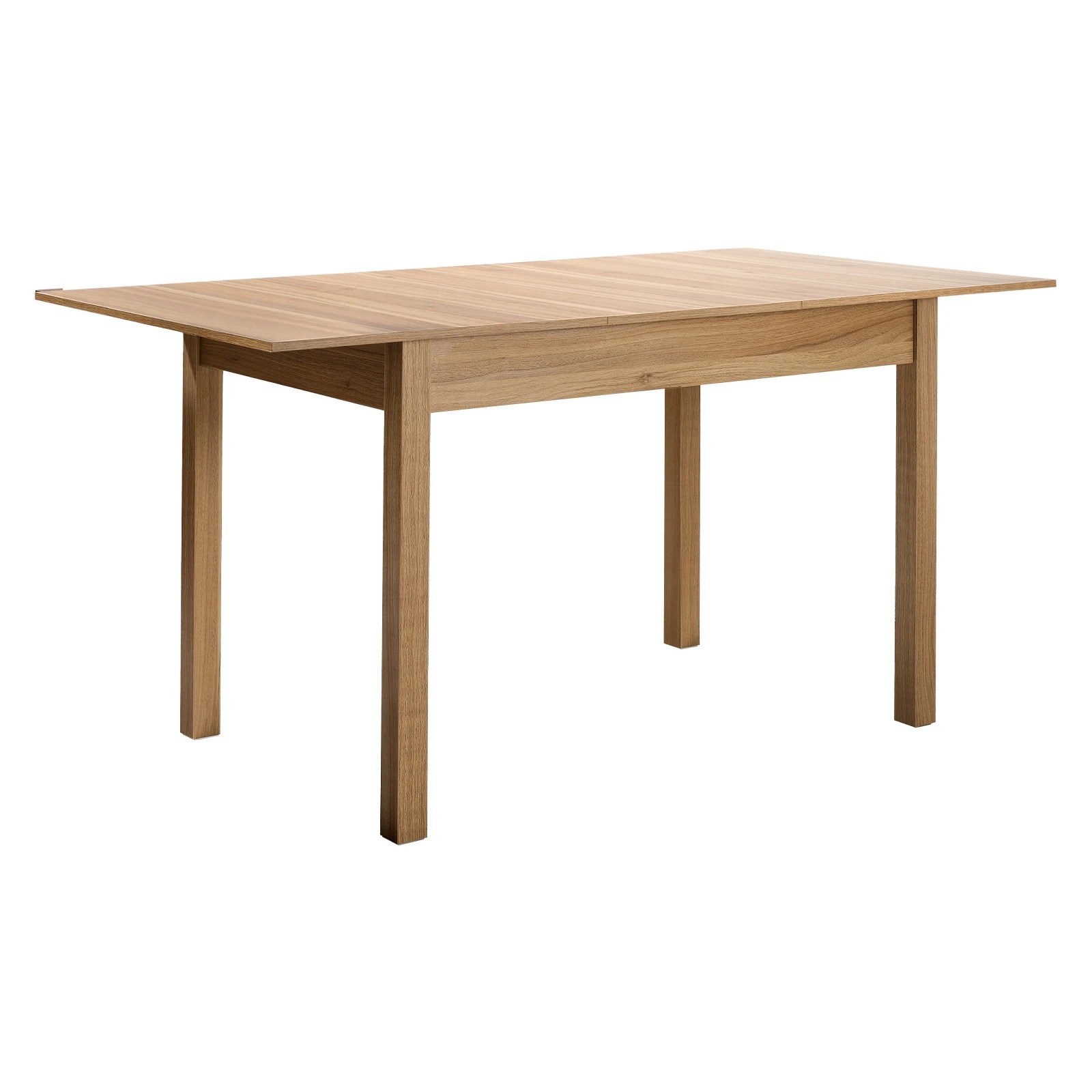1 Oikiture 160cm Extendable Dining Table Wooden Rectangular Kitchen Table
 - Natural, 1 of 7