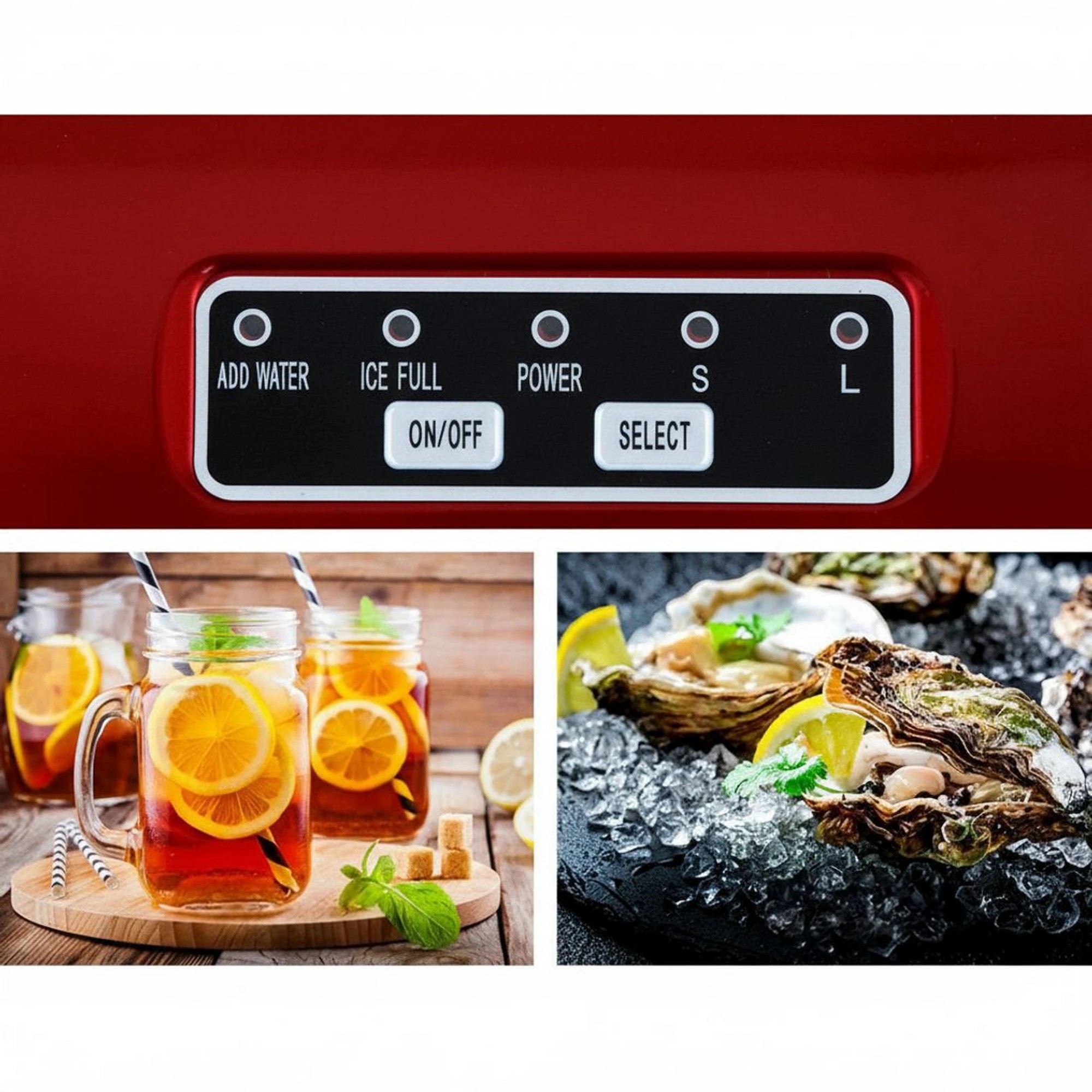 5 Devanti 12kg Ice Maker Machine - Red, 5 of 8